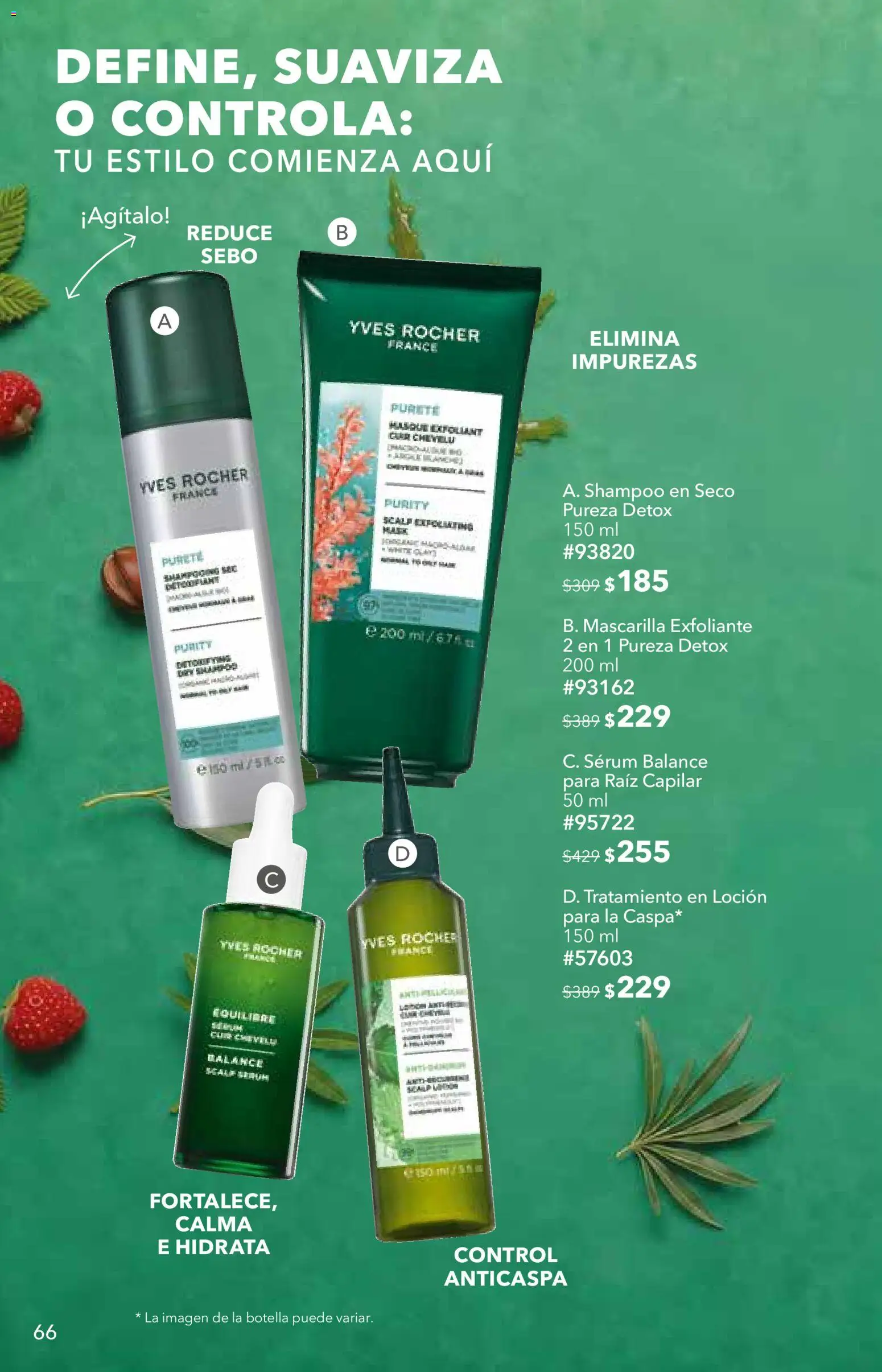 Nuevas ofertas de Yves Rocher válidas en toda la República Mexicana desde el 25/08/2026. ¡Encuentra las mejores ofertas en Yves Rocher campaña 12 2026! | Página: 68 | Productos: Serum, Loción, Botella, Mascarilla