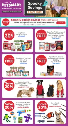 Preview of Petsmart - Weekend Flyer from shop Petsmart valid from Oct 22, 2026