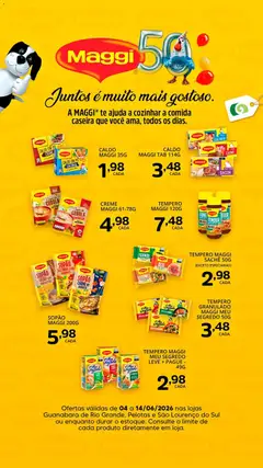 Supermercado Guanabara ofertas Maggi - Pré-Visualização do folheto da loja Supermercado Guanabara, válido de 04.06.2026