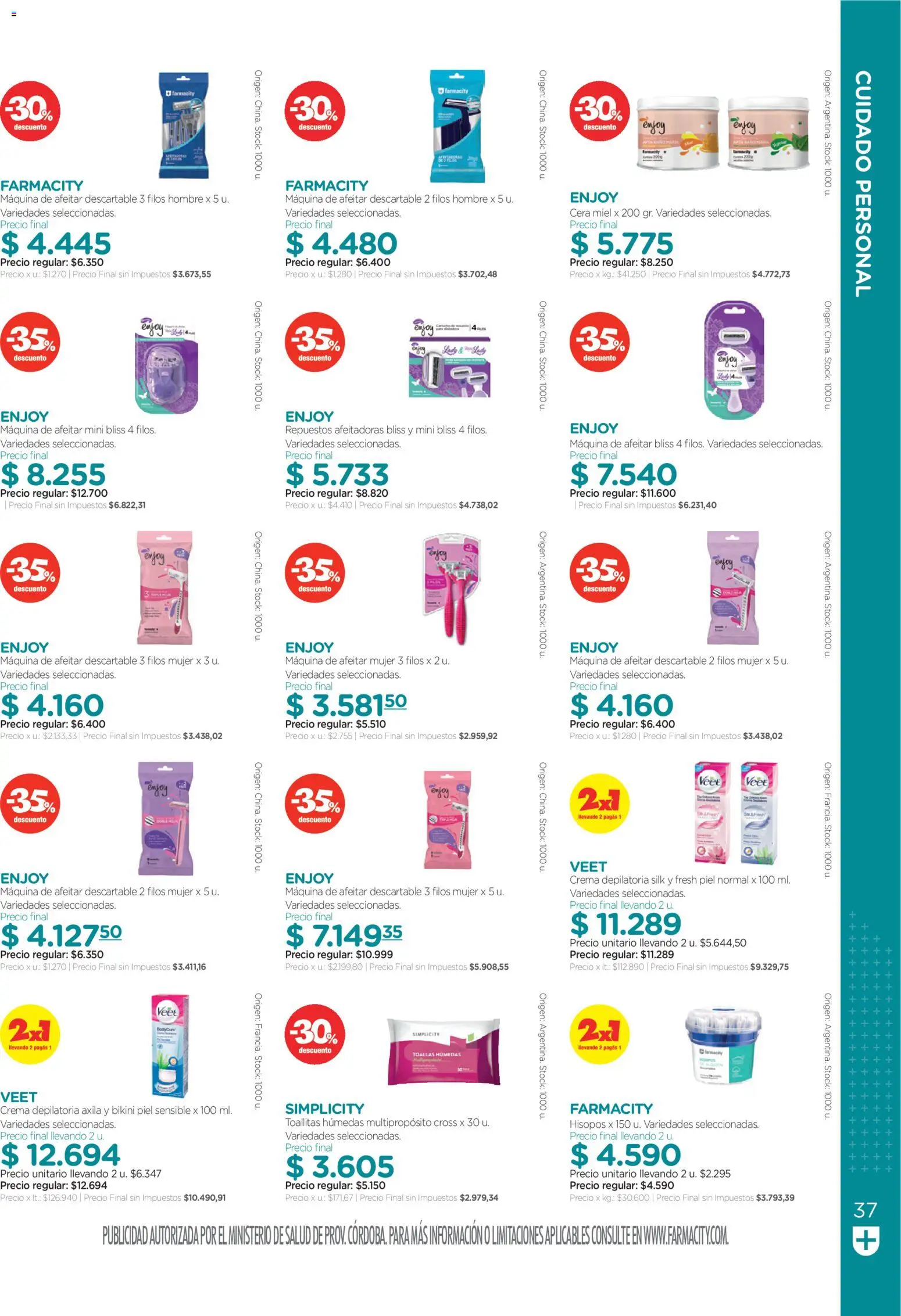 Farmacity catálogo │ válido desde el 01/10/2026 | Página: 37