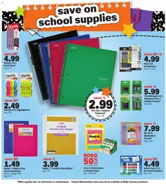 Preview of Meijer weekly ads valid from 08/26/2026 | Page: 3 | Products: Pencil, Mead, Notebook