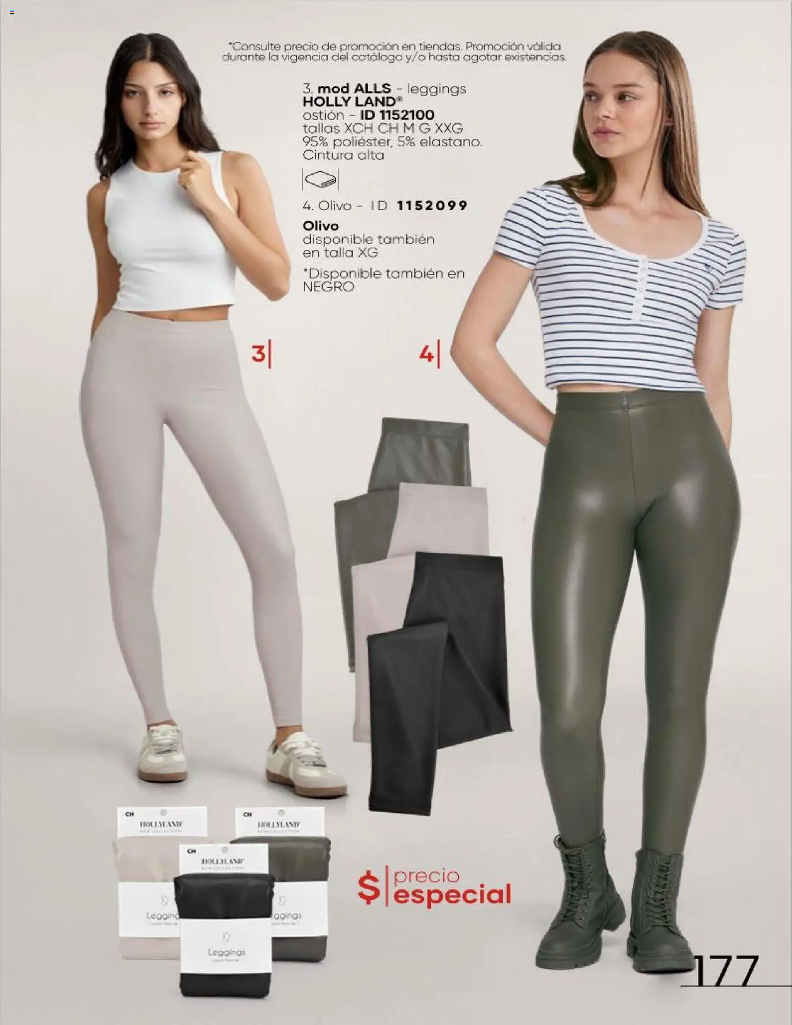 Nuevas ofertas de Price Shoes válidas en toda la República Mexicana desde el 16.06.2026. ¡Encuentra las mejores ofertas en Price Shoes catálogo Cierre de temporada! | Página: 177 | Productos: Leggings
