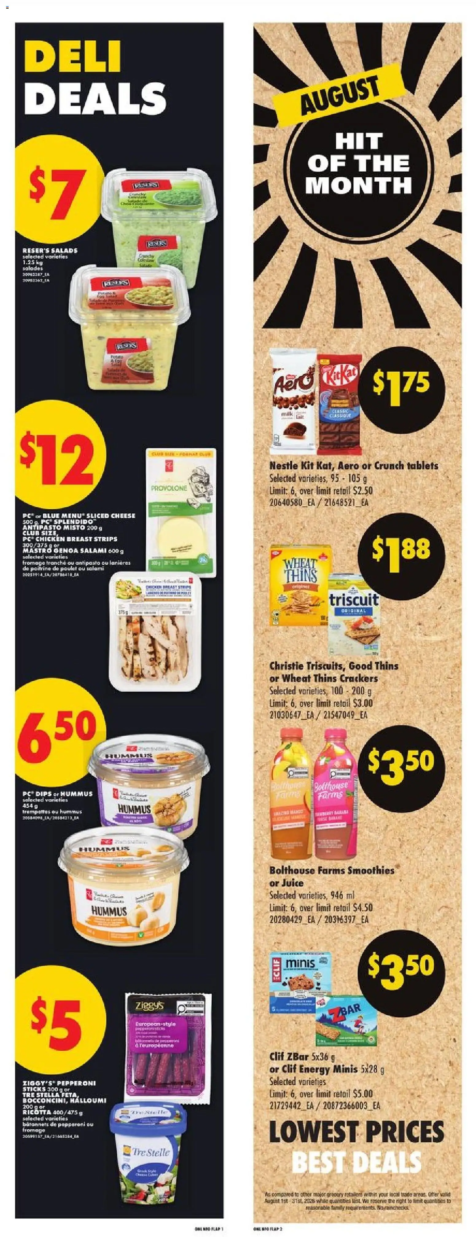 No Frills flyer valid from Aug 6, 2026 | Page: 6