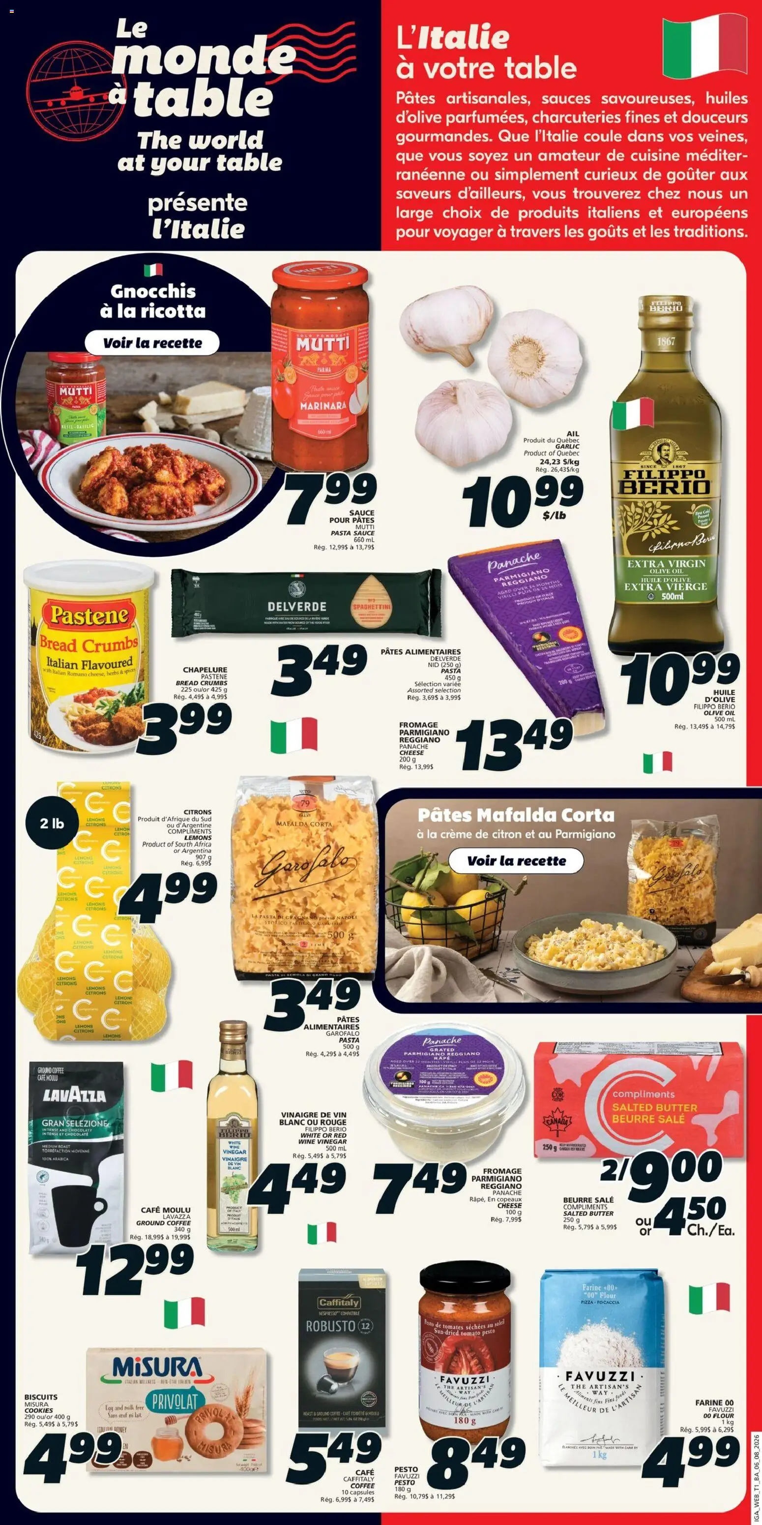 IGA flyer valid from Aug 6, 2026 | Page: 13 | Products: Cookies, Table, Milk, Oil