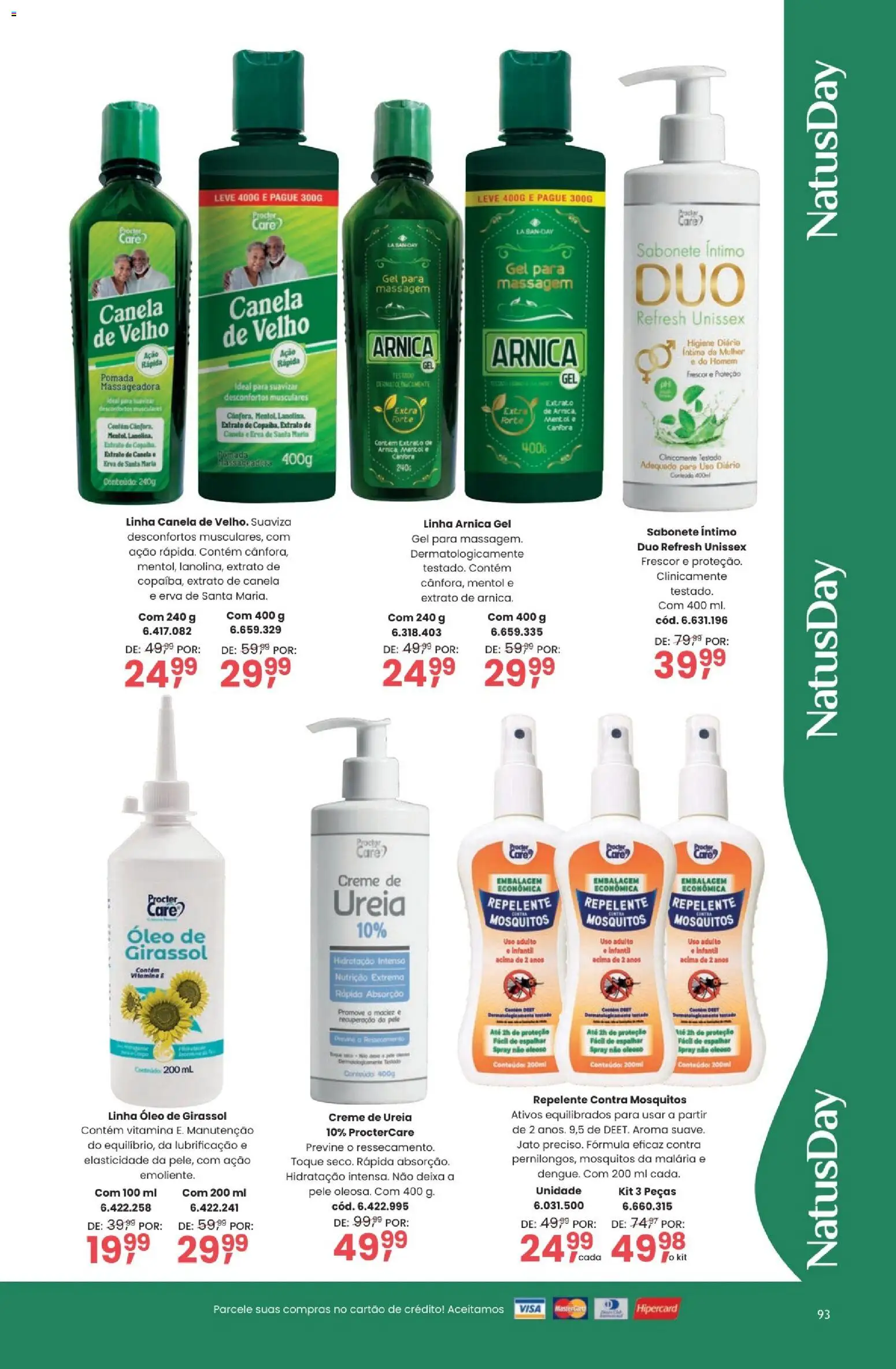 Quatro Estações Folheto - válido de 03.03.2026 | Página: 93 | Produtos: Óleo, Sabonete, Óleo de girassol, Canela