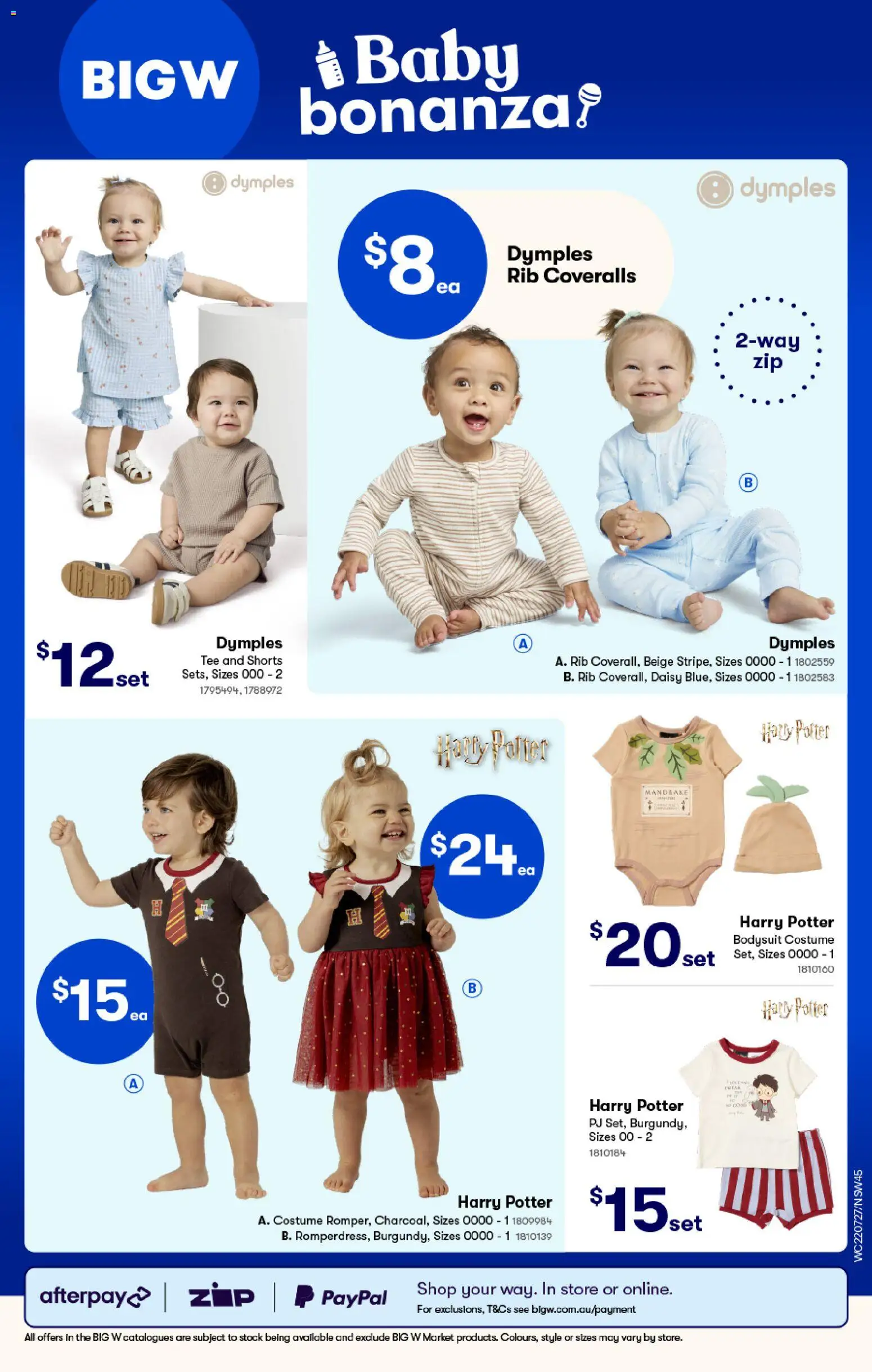 Woolworths catalogue - valid from 22/07/2026 | Page: 45 | Products: Bodysuit, Shorts
