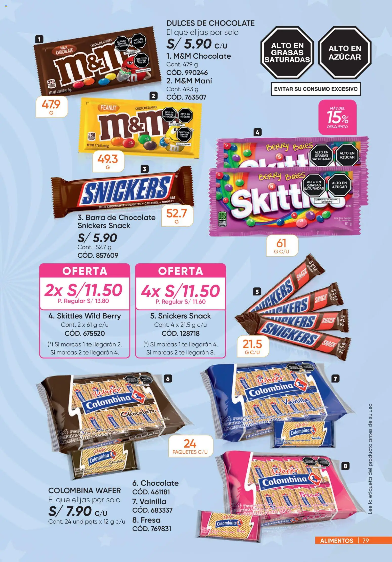 Catálogo Azzorti válido desde 14/08/2026 | Página: 79 | Productos: Chocolate, Té, Galletas, Peso