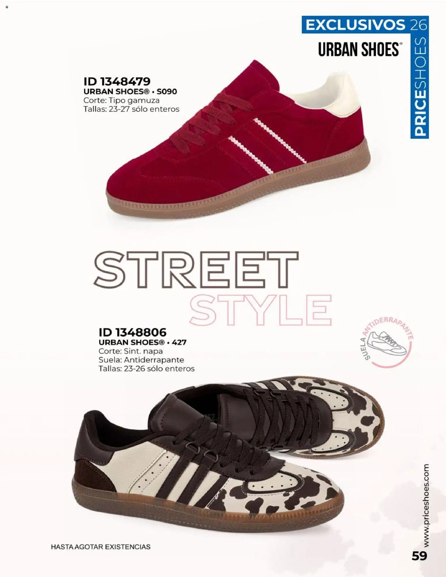 Nuevas ofertas de Price Shoes válidas en toda la República Mexicana desde el 01/10/2026. ¡Encuentra las mejores ofertas en Price Shoes catálogo Exclusivos! | Página: 59