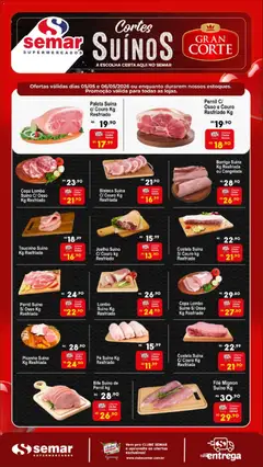 Semar Supermercado ofertas Suínos  - Pré-Visualização do folheto da loja Semar Supermercado, válido de 05.05.2026