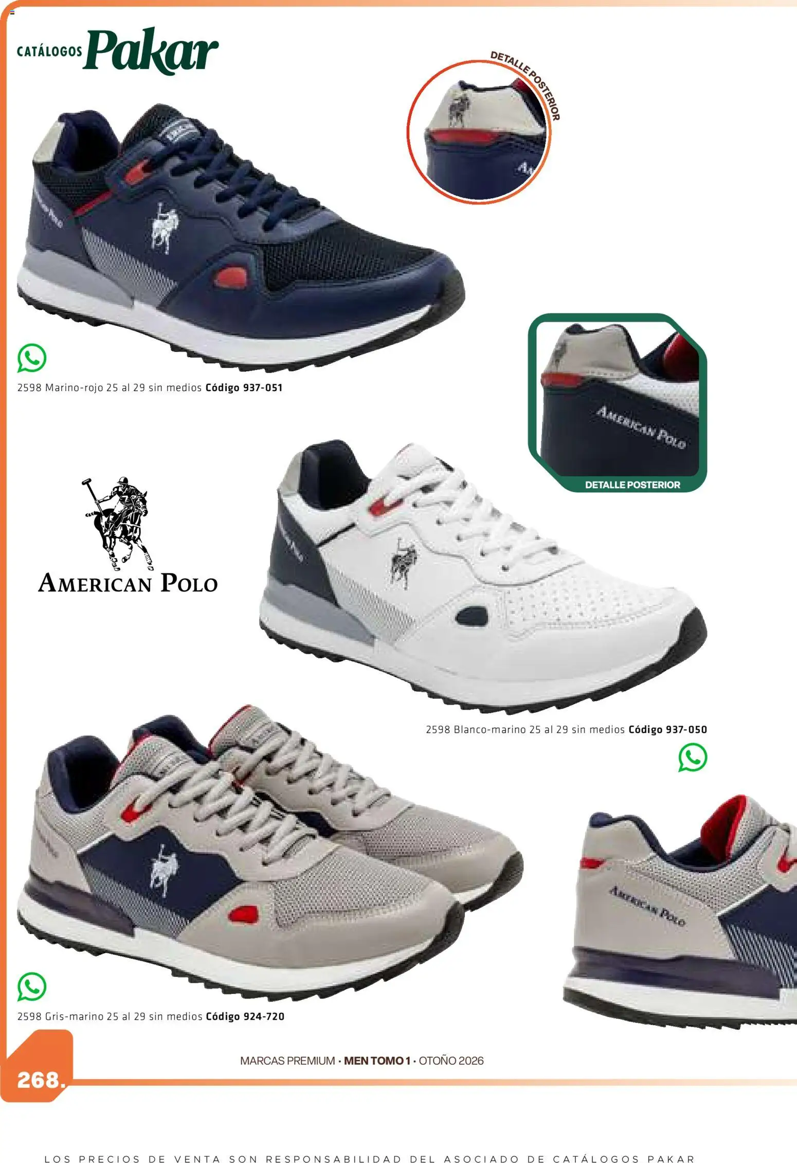 Nuevas ofertas de SC Pakar válidas en toda la República Mexicana desde el 28/08/2026. ¡Encuentra las mejores ofertas en SC Pakar catálogo Premium Men Tomo 1! | Página: 268