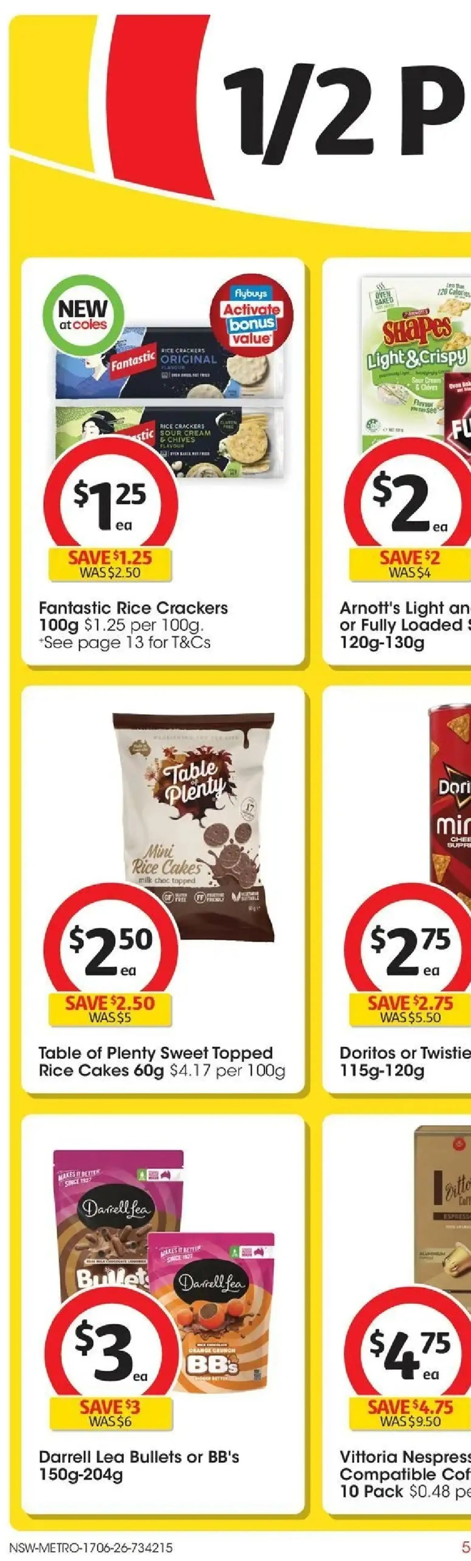 Coles catalogue - valid from 17.06.2026 | Page: 8 | Products: Light, Milk, Rice, Sour cream
