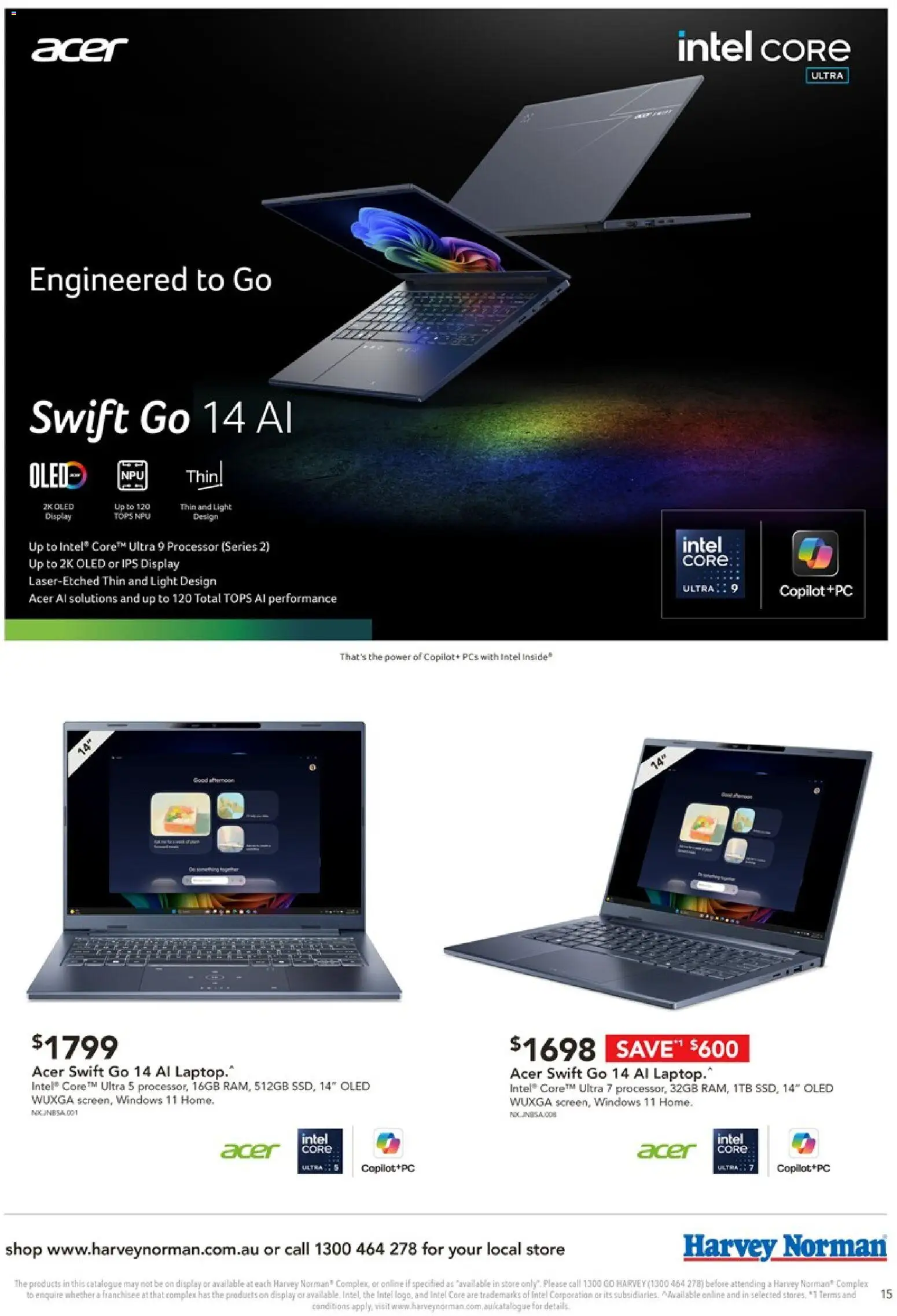 Harvey Norman catalogue - valid from 06.03.2026 | Page: 15 | Products: Light