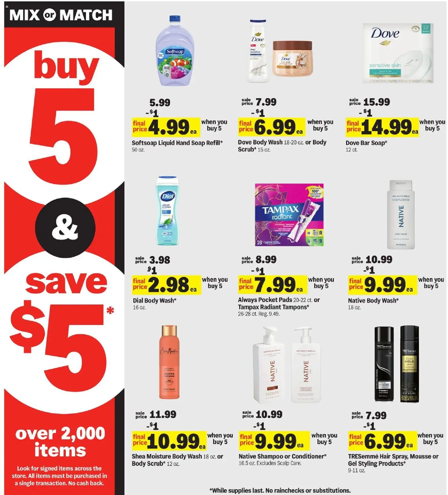 Meijer Weekly Ad - valid from 09/02/2026 | Page: 17 | Products: Shampoo, Soap, Pads, Vanilla