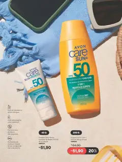 Avon folheto - Campanha 12 - Pré-Visualização do folheto da loja Avon, válido de 19/07/2026 | Página: 117 | Produtos: Protetor solar, Óleo, Piscina