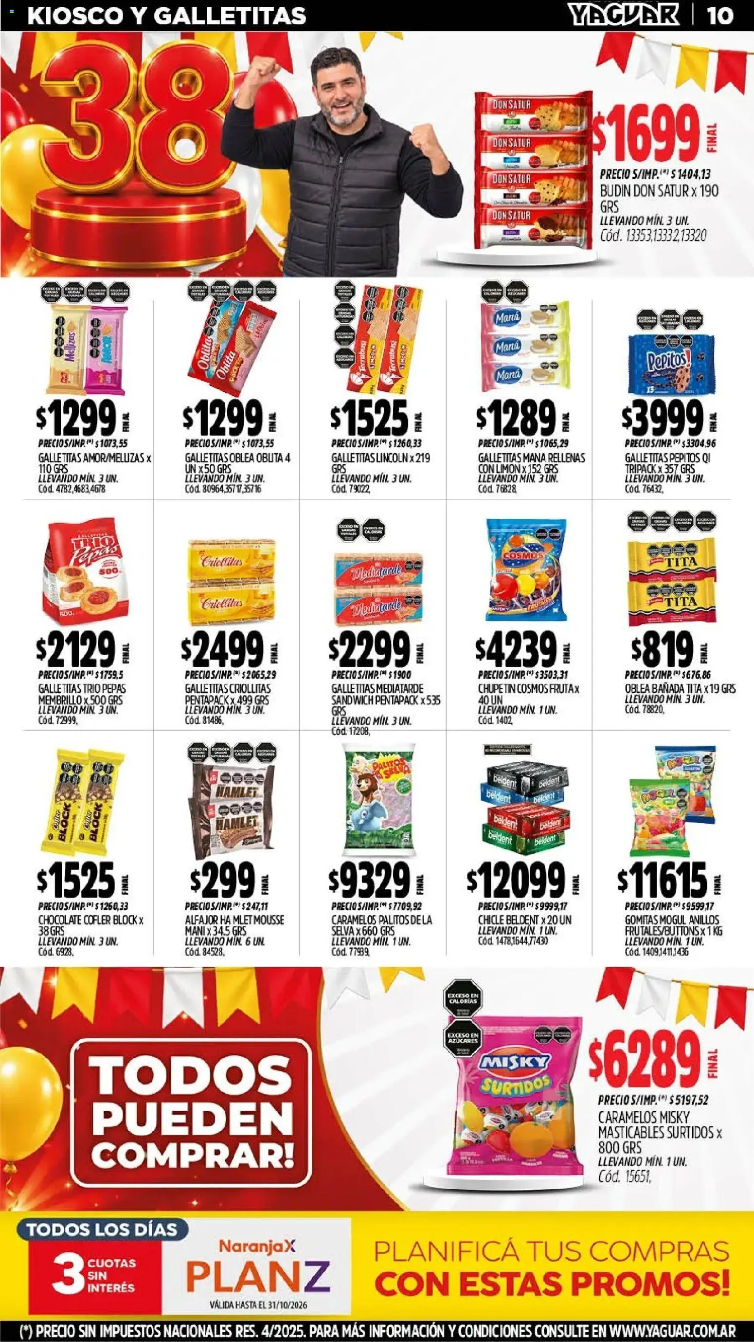 Yaguar - Oferta Semanal Mar del Plata │ válido desde el 12/10/2026 | Página: 11
