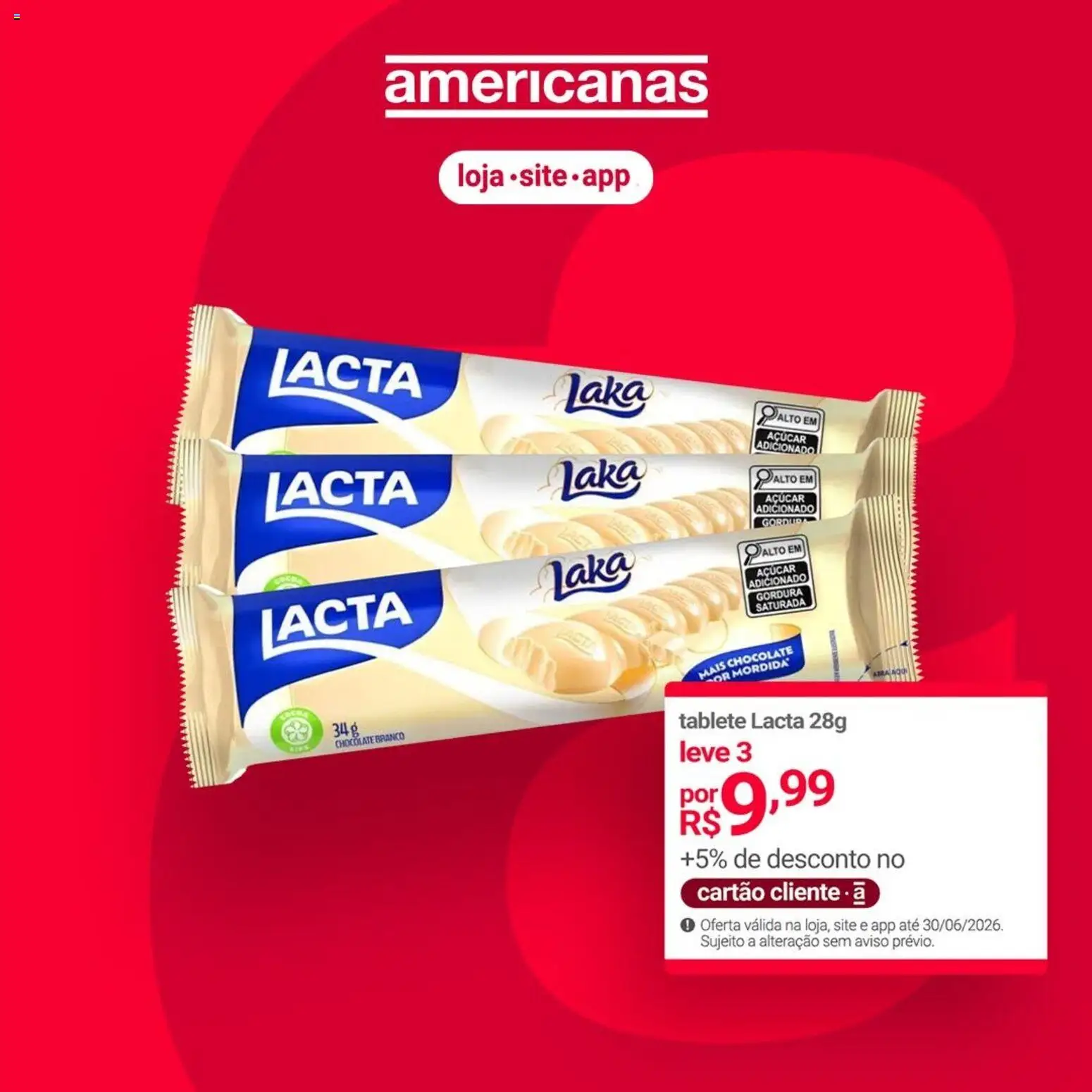 Lojas Americanas Folheto - válido de 16.06.2026 | Página: 1