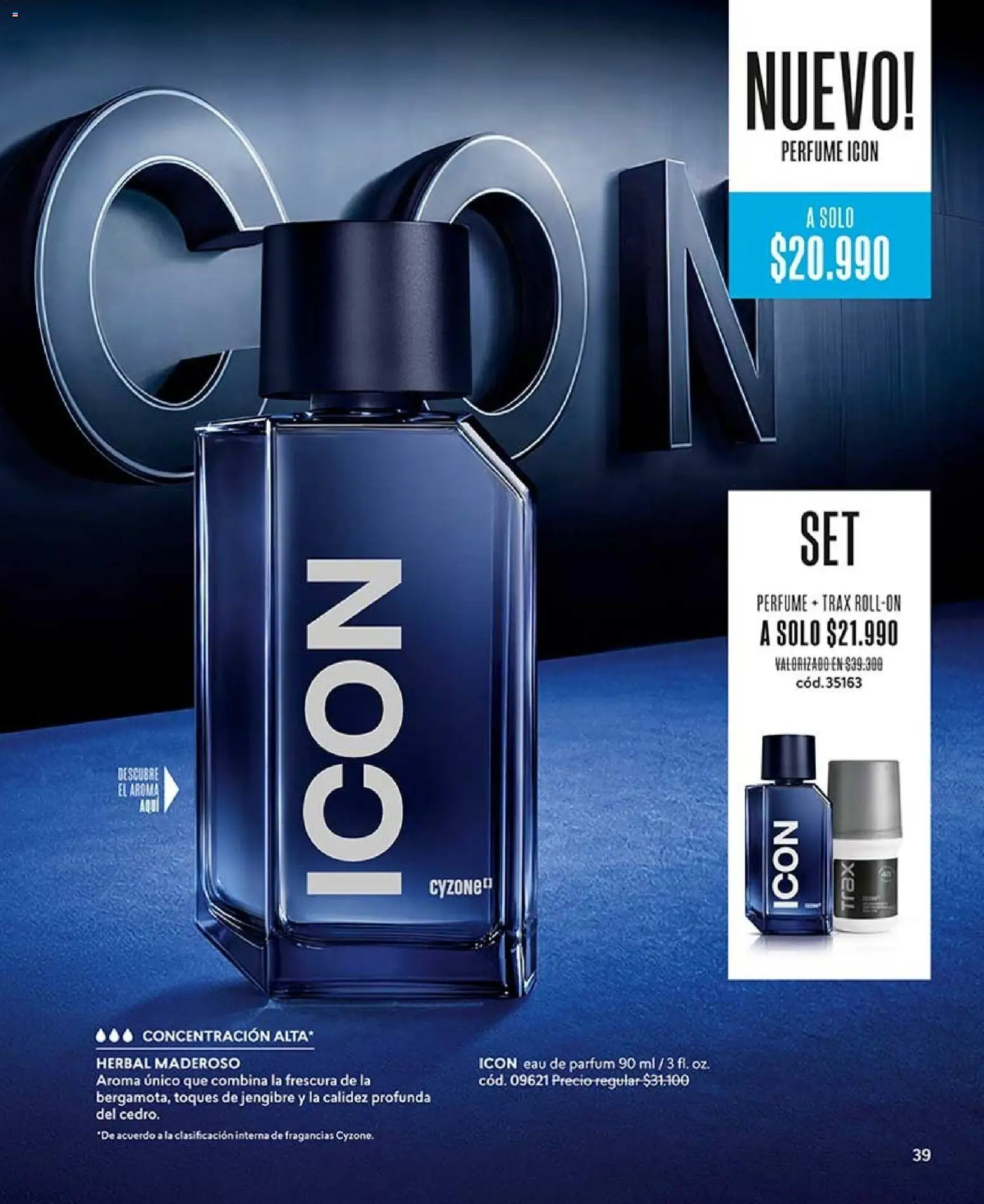 Catálogo CyZone Campaña 15 │ válido desde el 06.09.2026 | Página: 39 | Productos: Perfume, Jengibre