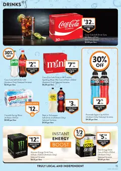 Preview of Foodworks catalogue NSW - valid from 09/09/2026 | Page: 15 | Products: Spring water, Pepsi, Cap, Ice