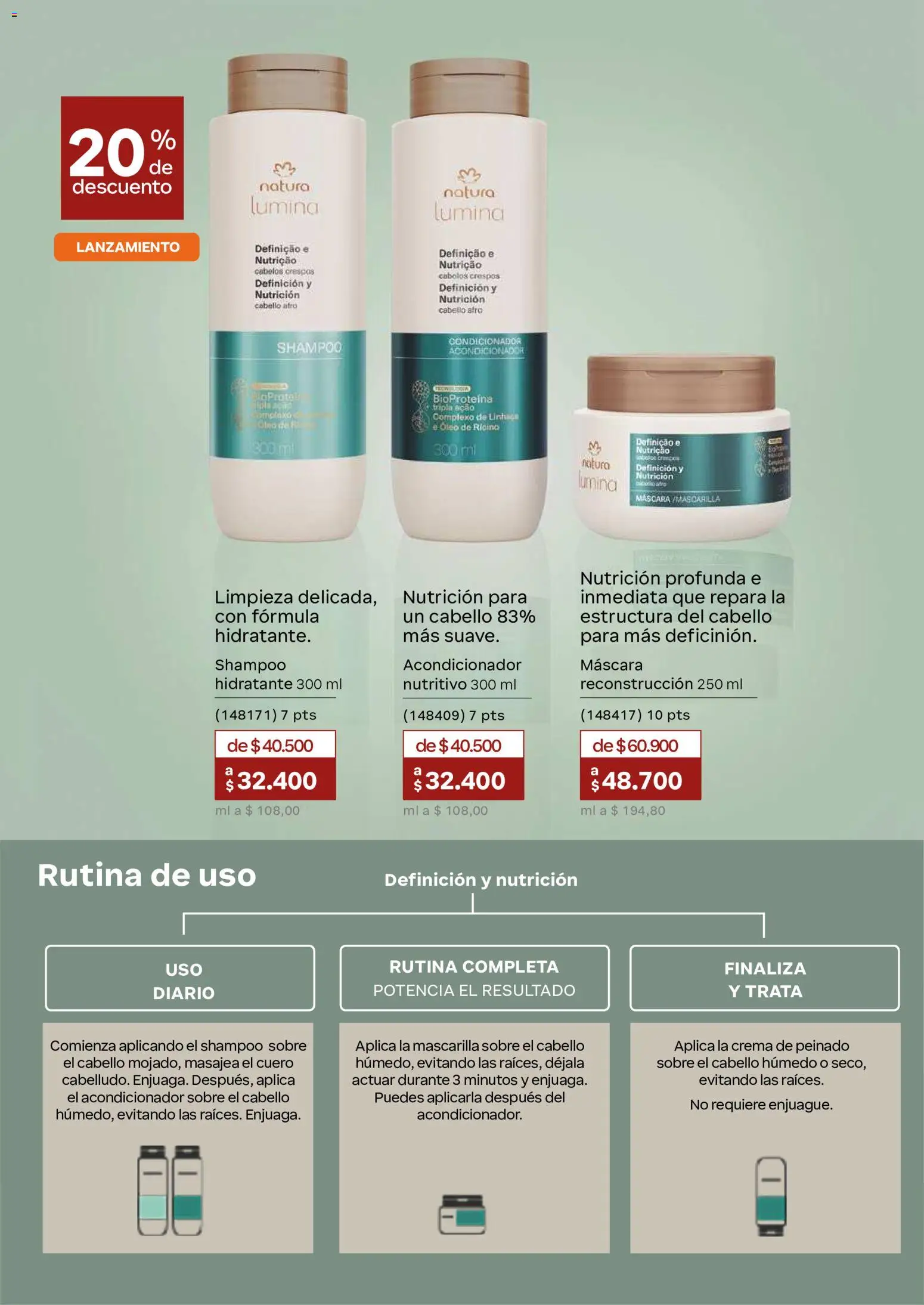 Natura revista - valida desde el 11.06.2026 | Página: 131 | Productos: Crema, Sobre, Mascarilla, Acondicionador