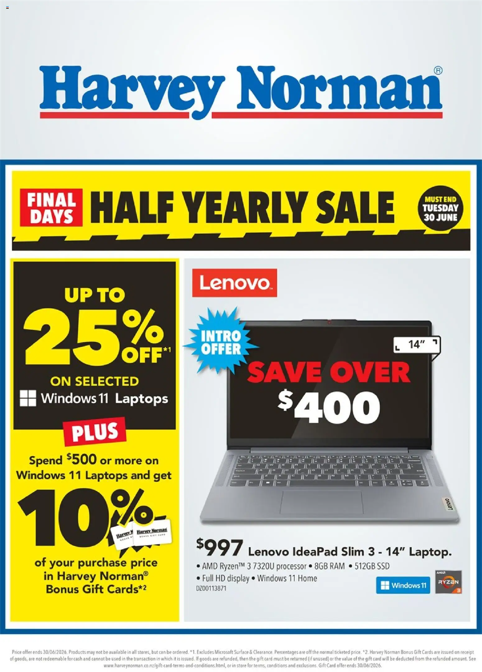 Harvey Norman catalogue from 28 Jun 2026 | Page: 1