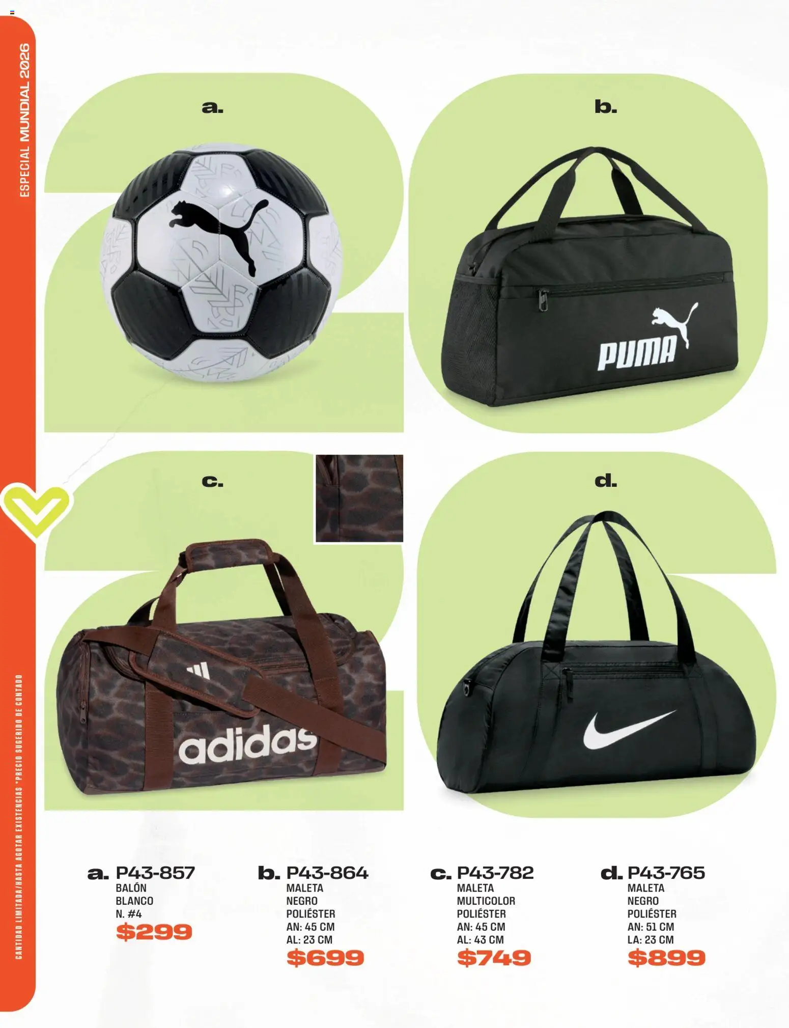 Nuevas ofertas de Cklass válidas en toda la República Mexicana desde el 15.05.2026. ¡Encuentra las mejores ofertas en Cklass catálogo Pasión futbolera! | Página: 14 | Productos: Maleta