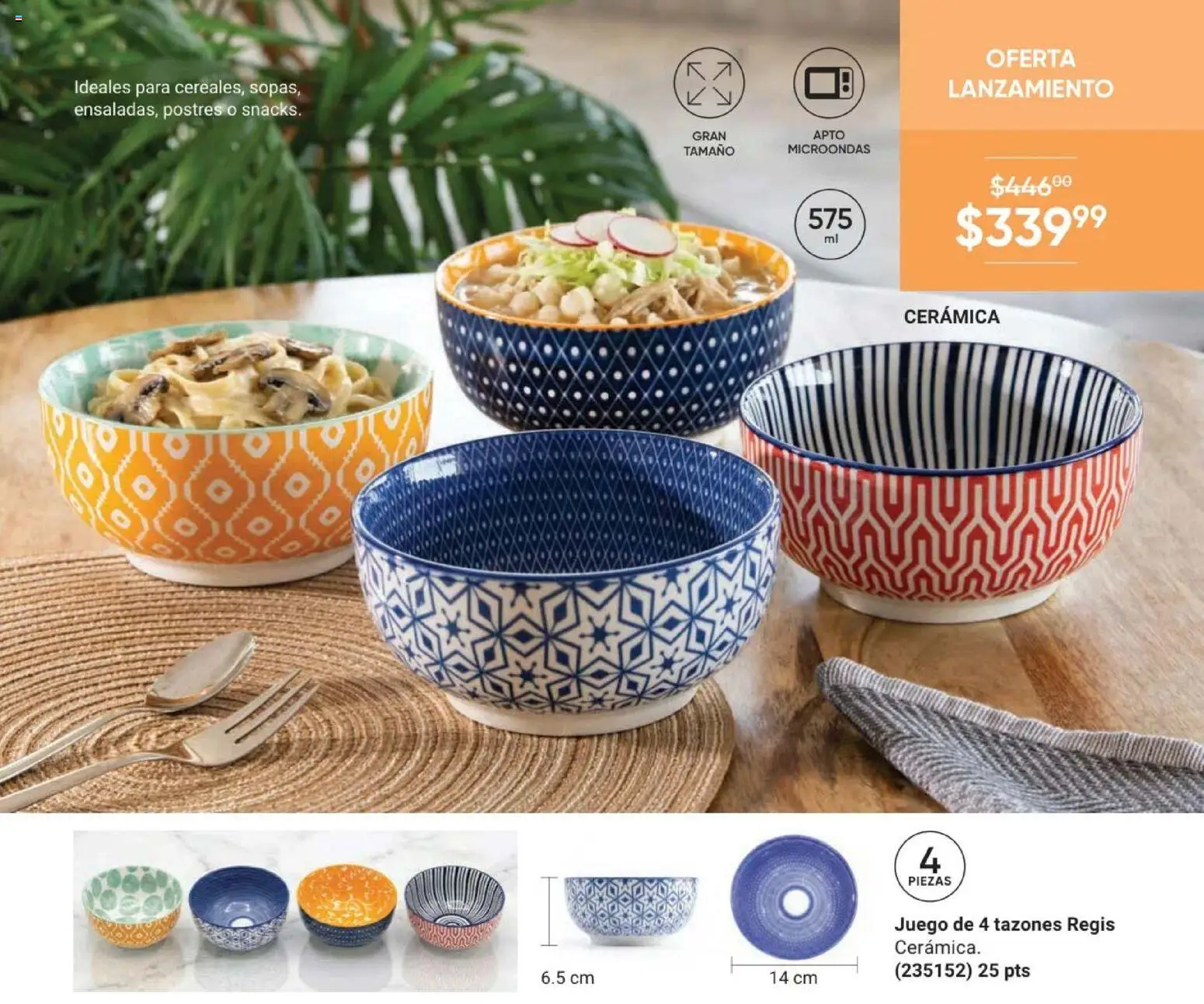 Nuevas ofertas de AVON válidas en toda la República Mexicana desde el 24.04.2026. ¡Encuentra las mejores ofertas en AVON Casa & Estilo 7 2026! | Página: 127 | Productos: Juego, Microondas, Bowl