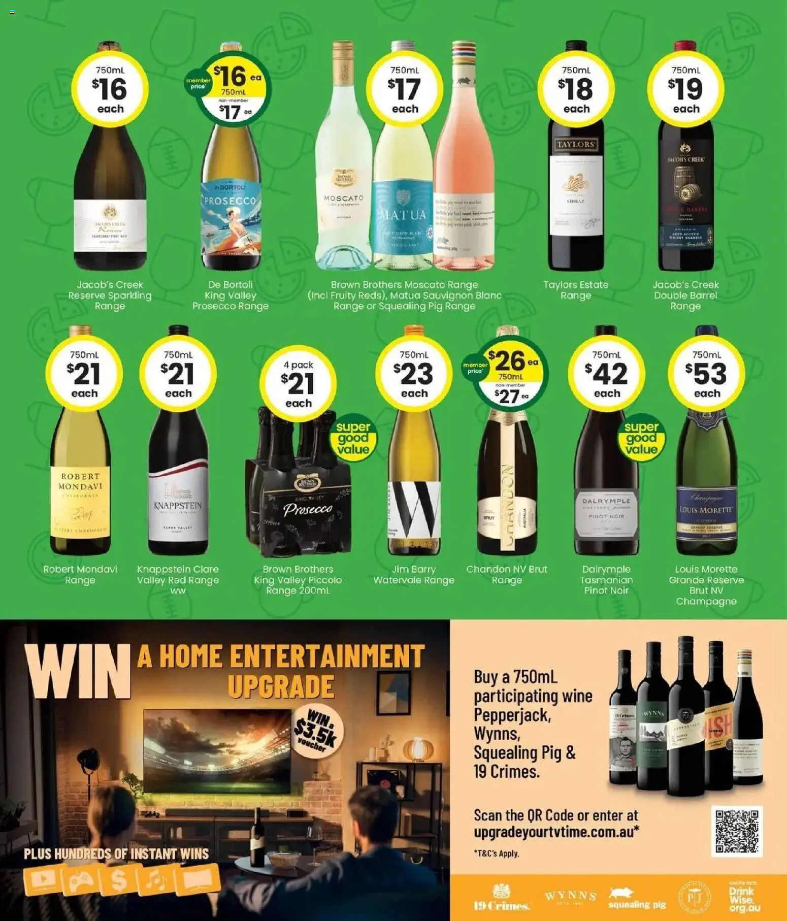 The Bottle-O - Good value booze for good value fans 14/09 - 14/09/2026 > weekly / monthly specials | Page: 7 | Products: Champagne, Wine, Prosecco