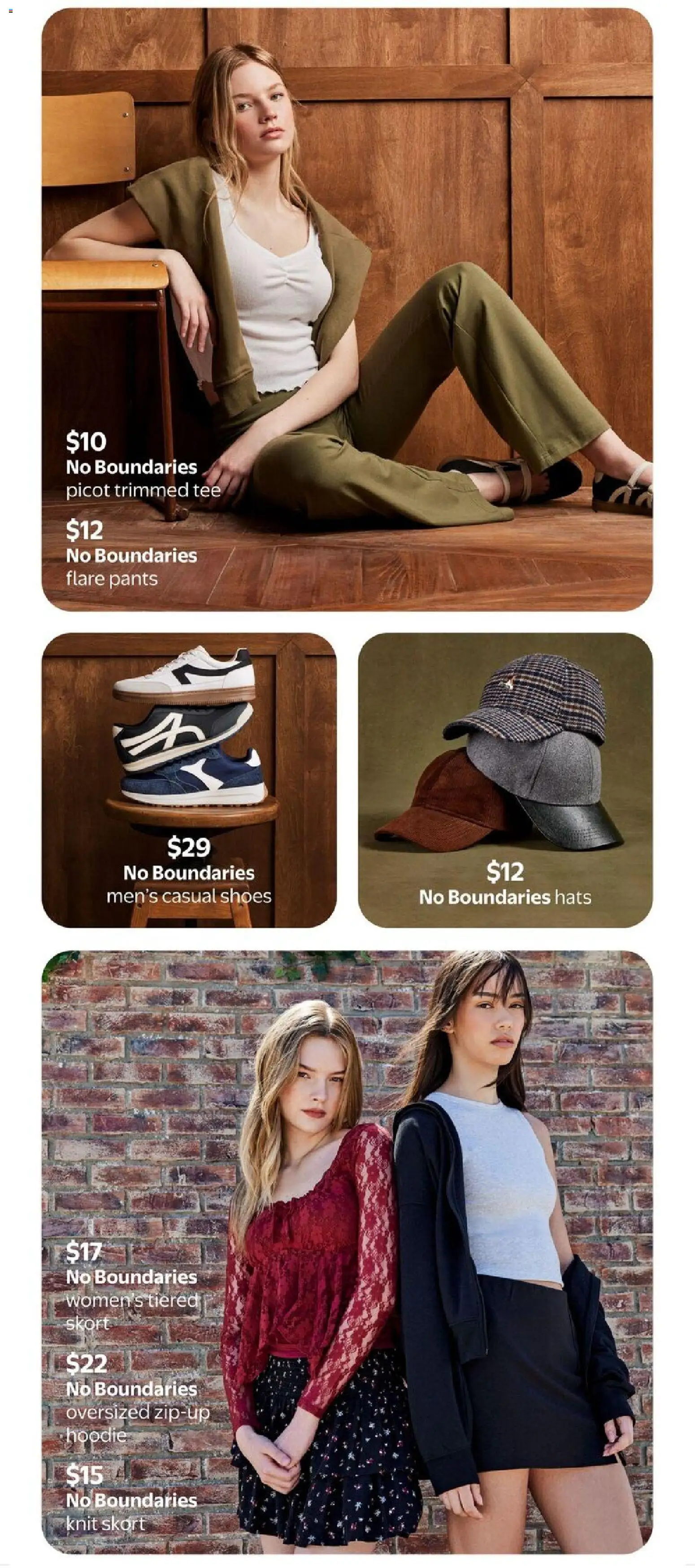 Walmart flyer valid from Jul 30, 2026 | Page: 26 | Products: Hat, T-shirt, Hoodie, Pants