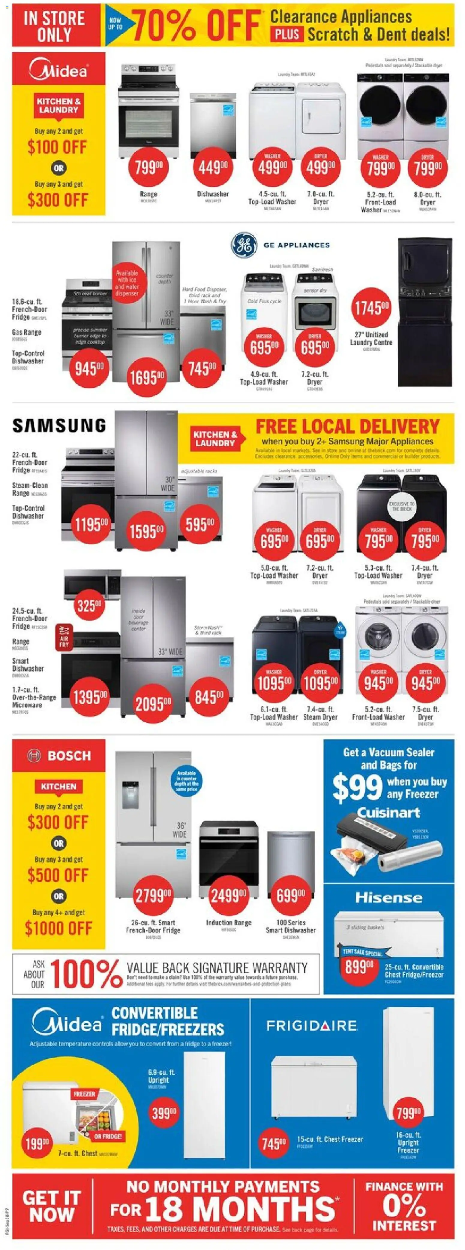 The Brick flyer valid from Sep 18, 2026 | Page: 17
