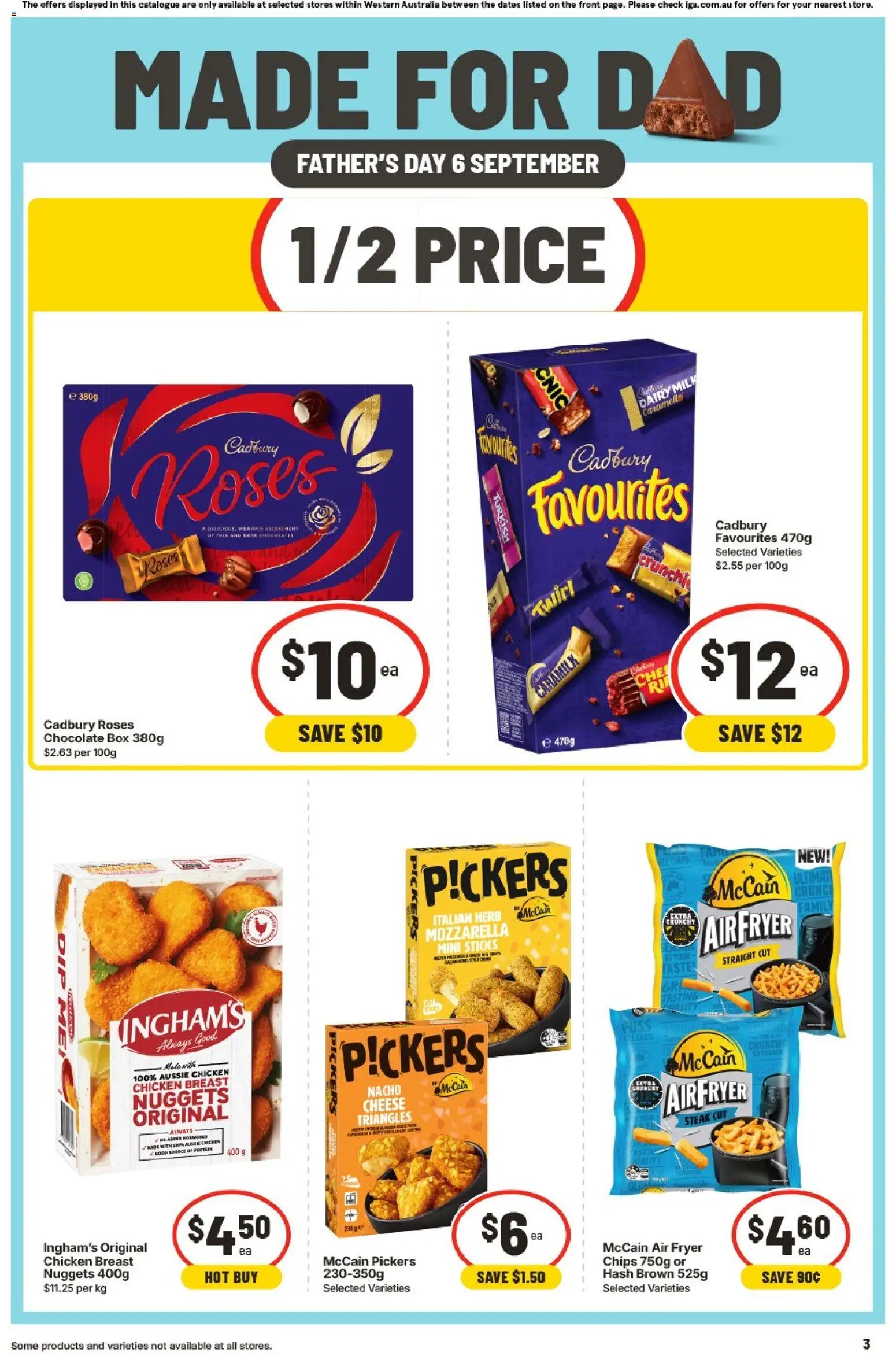 IGA catalogue - valid from 26/08/2026 | Page: 3 | Products: Milk, Herb, Cheese, Chocolate