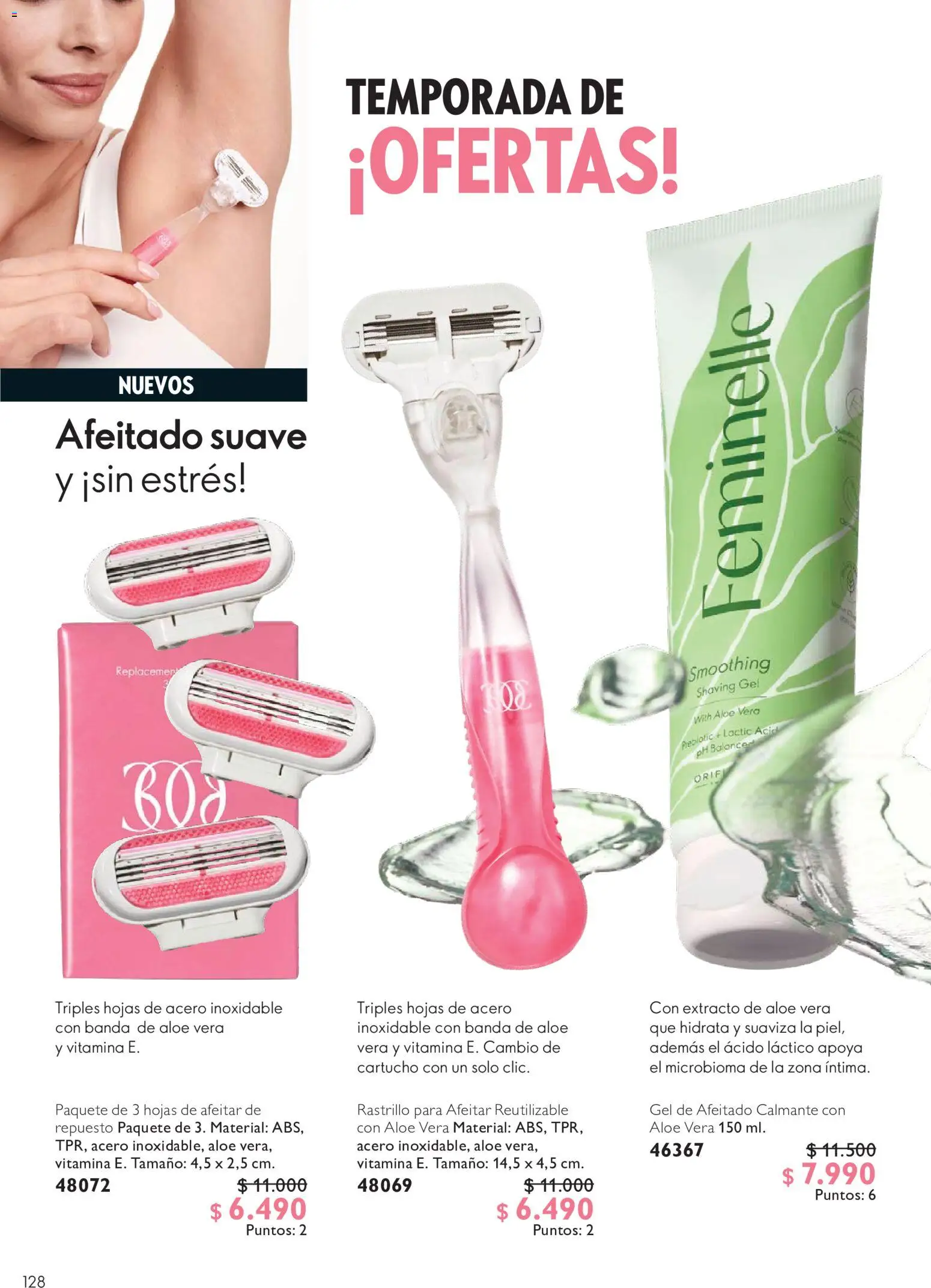 Oriflame Ofertas │ válido desde el 10.07.2026 | Página: 128 | Productos: Rastrillo