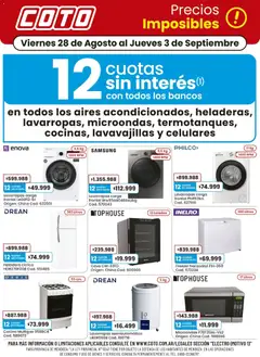 Vista previa Coto - Electro Motivo válido desde el 28/08/2026