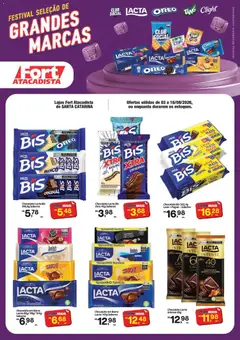 Pré-Visualização do folheto "Fort Atacadista ofertas Mondelez" da loja Fort Atacadista válido a partir de 03/08/2026