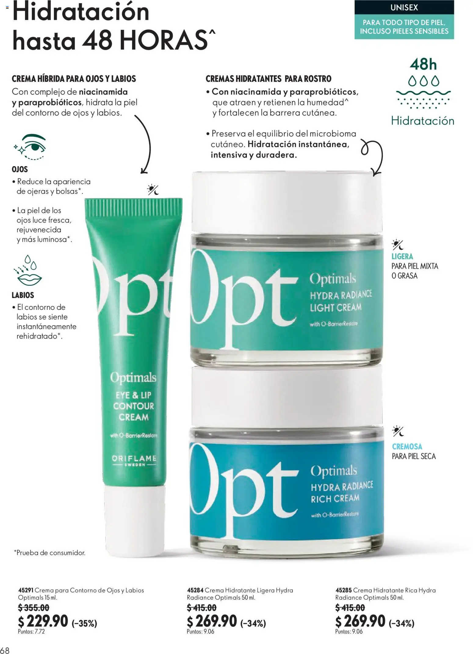 Nuevas ofertas de Oriflame válidas en toda la República Mexicana desde el 22/08/2026. ¡Encuentra las mejores ofertas en Oriflame campaña 12 2026! | Página: 68 | Productos: Bolsa, Algodón