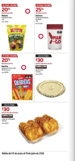 Vista previa de Barrritas galletas de fresa y piña 48 de 55 g c/u, galletas de fresa y piña 48 de 55 g c/u, nuevo folleto de la tienda, válido en México a partir del 15.06.2026 | Página: 24