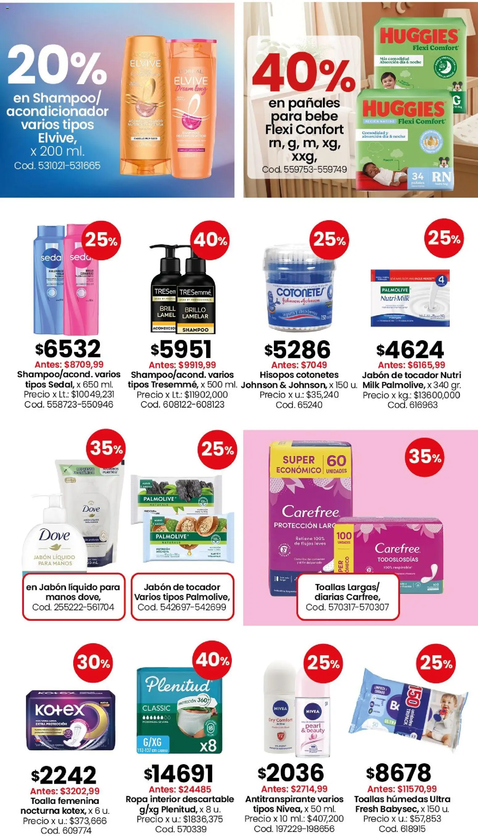 Coto - Perfumería y limpieza │ válido desde el 01.06.2026 | Página: 4 | Productos: Toalla, Shampoo, Jabón, Ropa interior