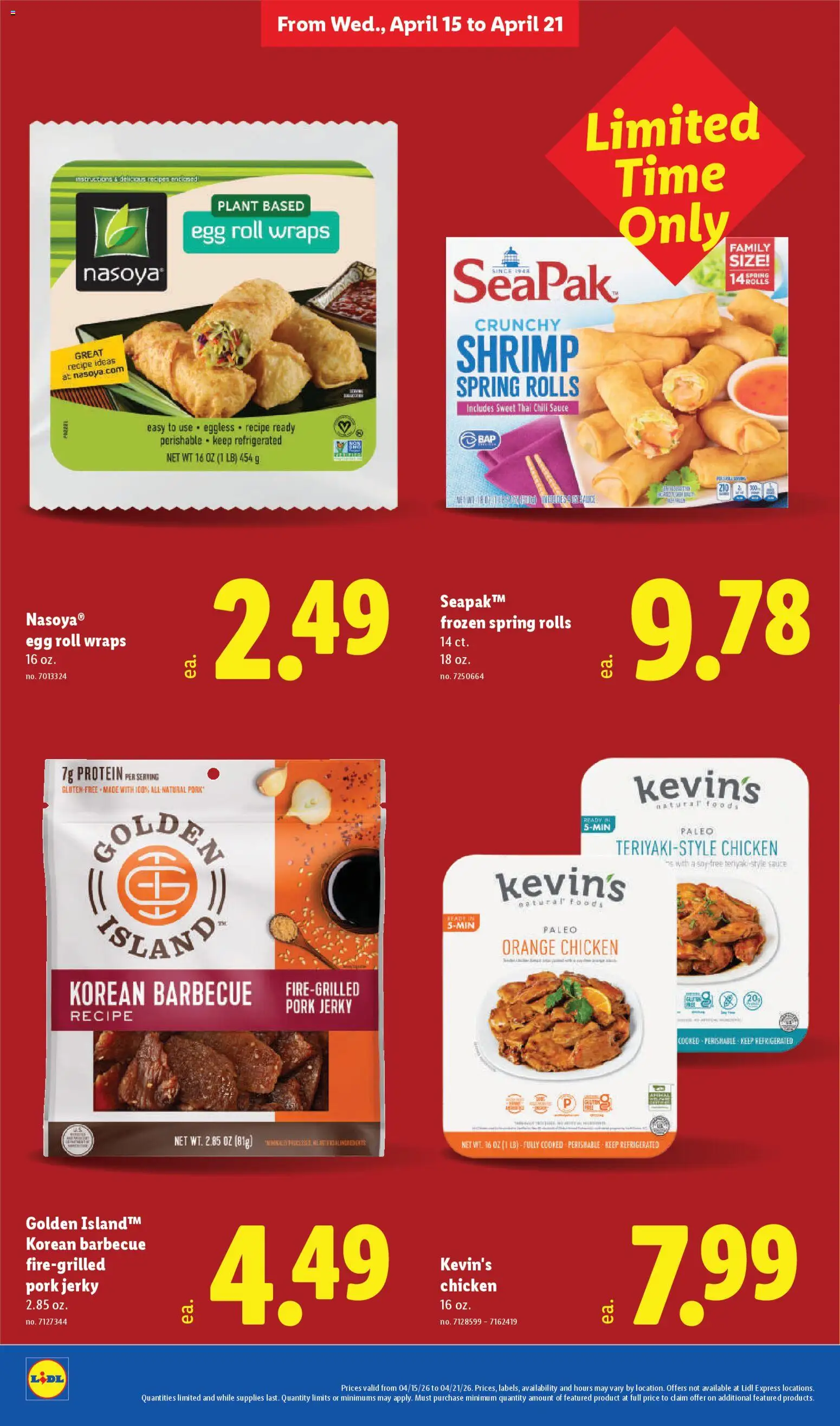 Lidl Weekly Ad - valid from 15.04.2026 | Page: 10 | Products: Pork, Sauce