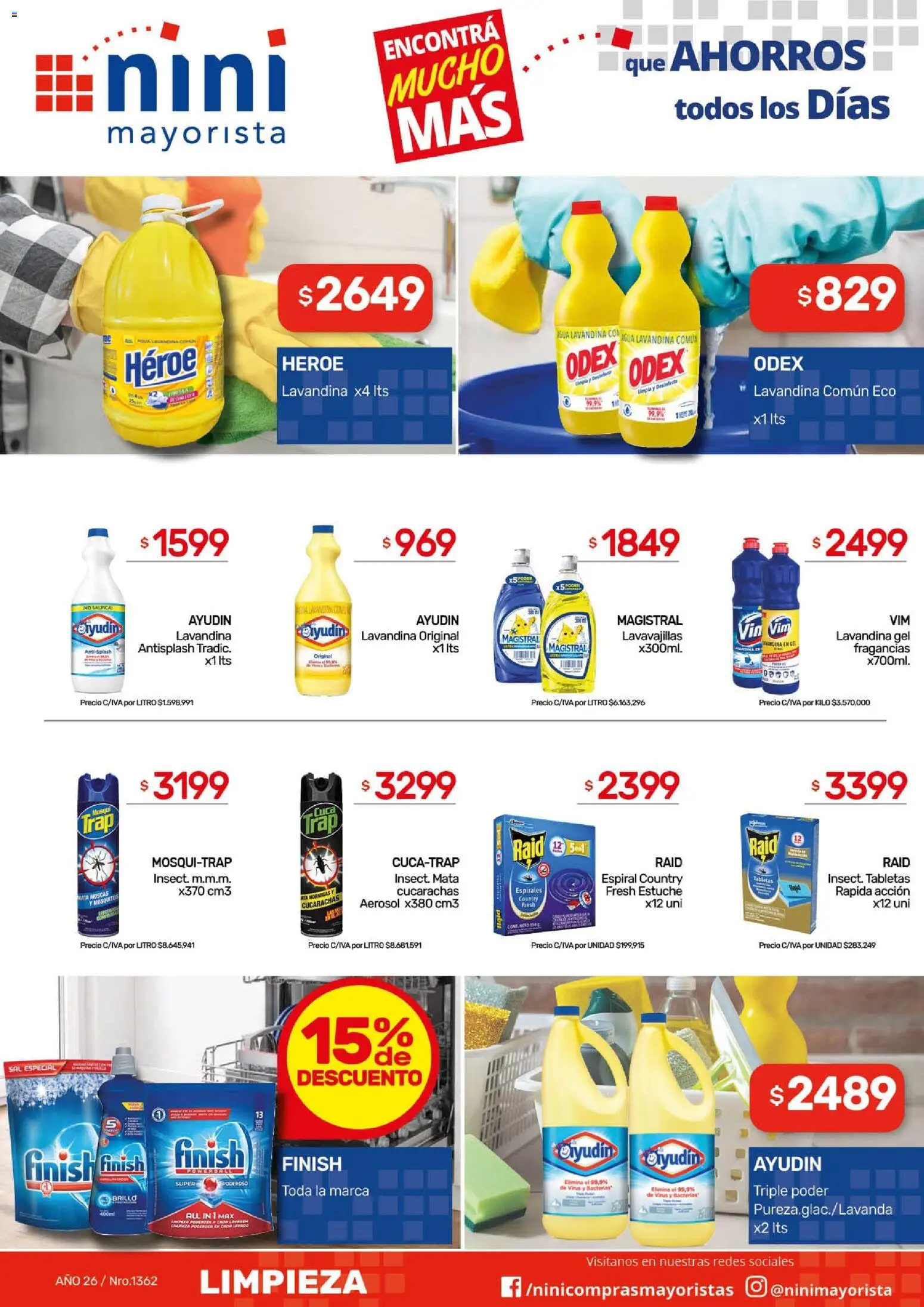 NINI Mayorista ofertas │ válido desde el 01.06.2026 | Página: 10 | Productos: Mata moscas, Sal, Brillo, Estuche