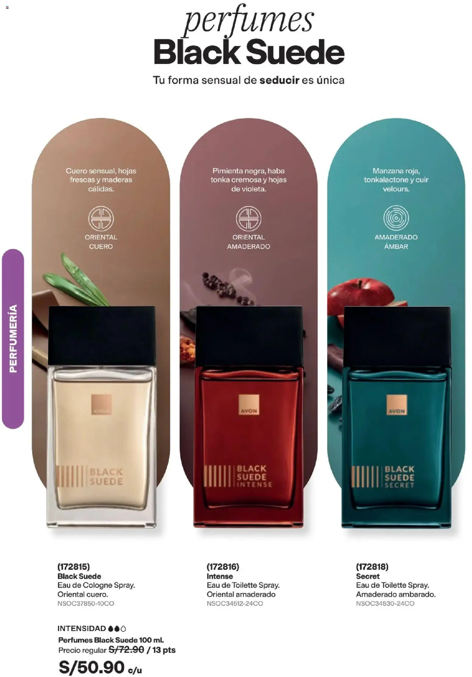 Catálogo Avon válido desde 29/08/2026 | Página: 71 | Productos: Perfumes, EAU de Toilette