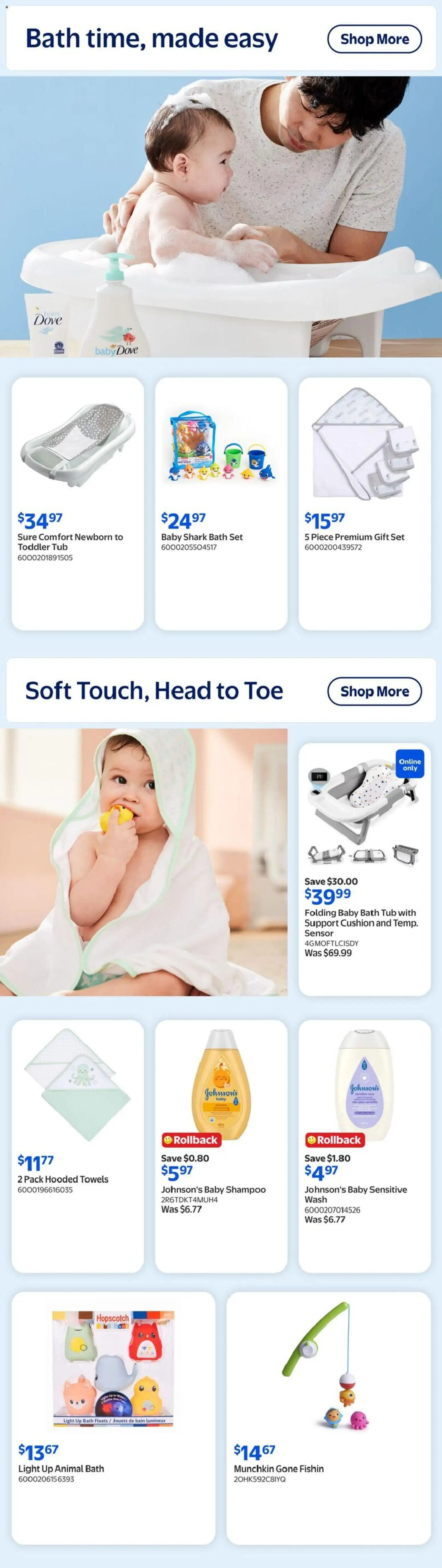 Walmart flyer valid from Jun 25, 2026 | Page: 10 | Products: Shampoo, Body wash, Bath