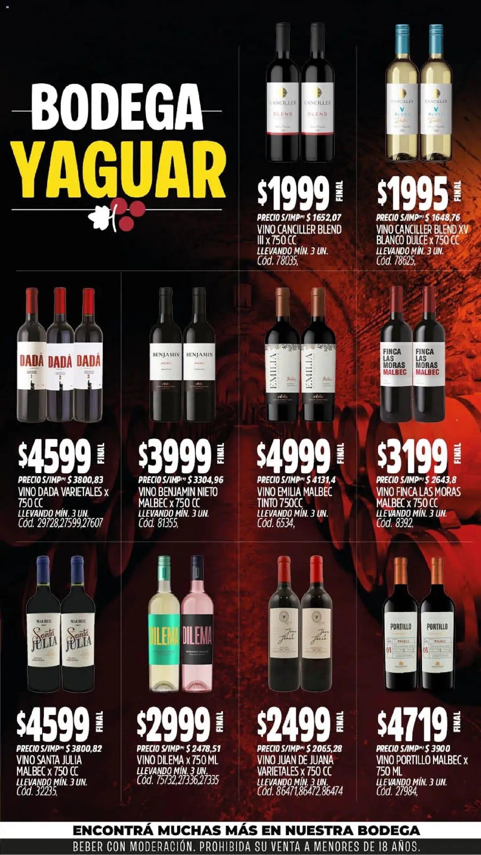 Yaguar - Oferta Semanal Mendoza │ válido desde el 24/08/2026 | Página: 4 | Productos: Dulce, Vino