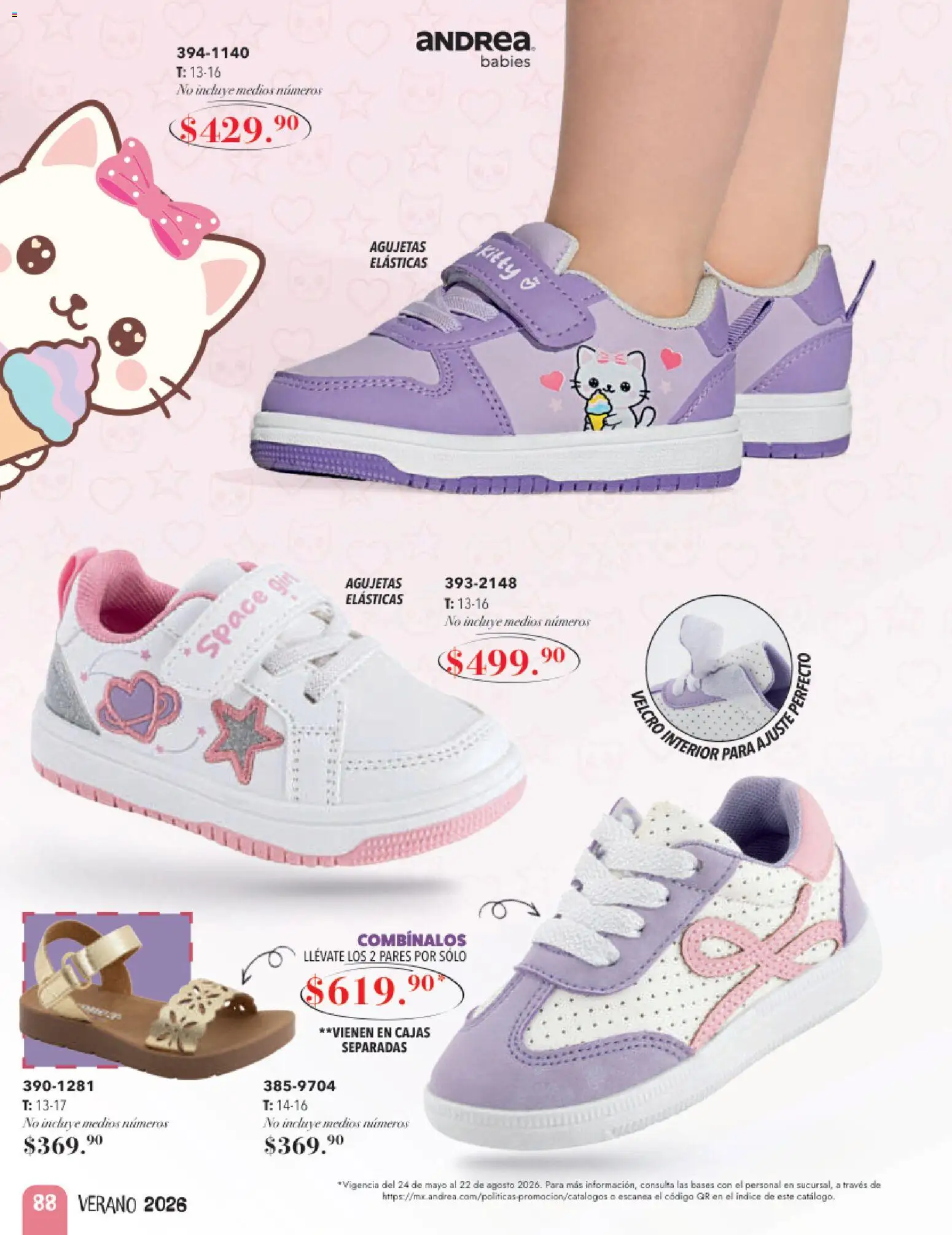 Nuevas ofertas de Andrea válidas en toda la República Mexicana desde el 24.05.2026. ¡Encuentra las mejores ofertas en Andrea catálogo Infantil Baby! | Página: 12 | Productos: Gin