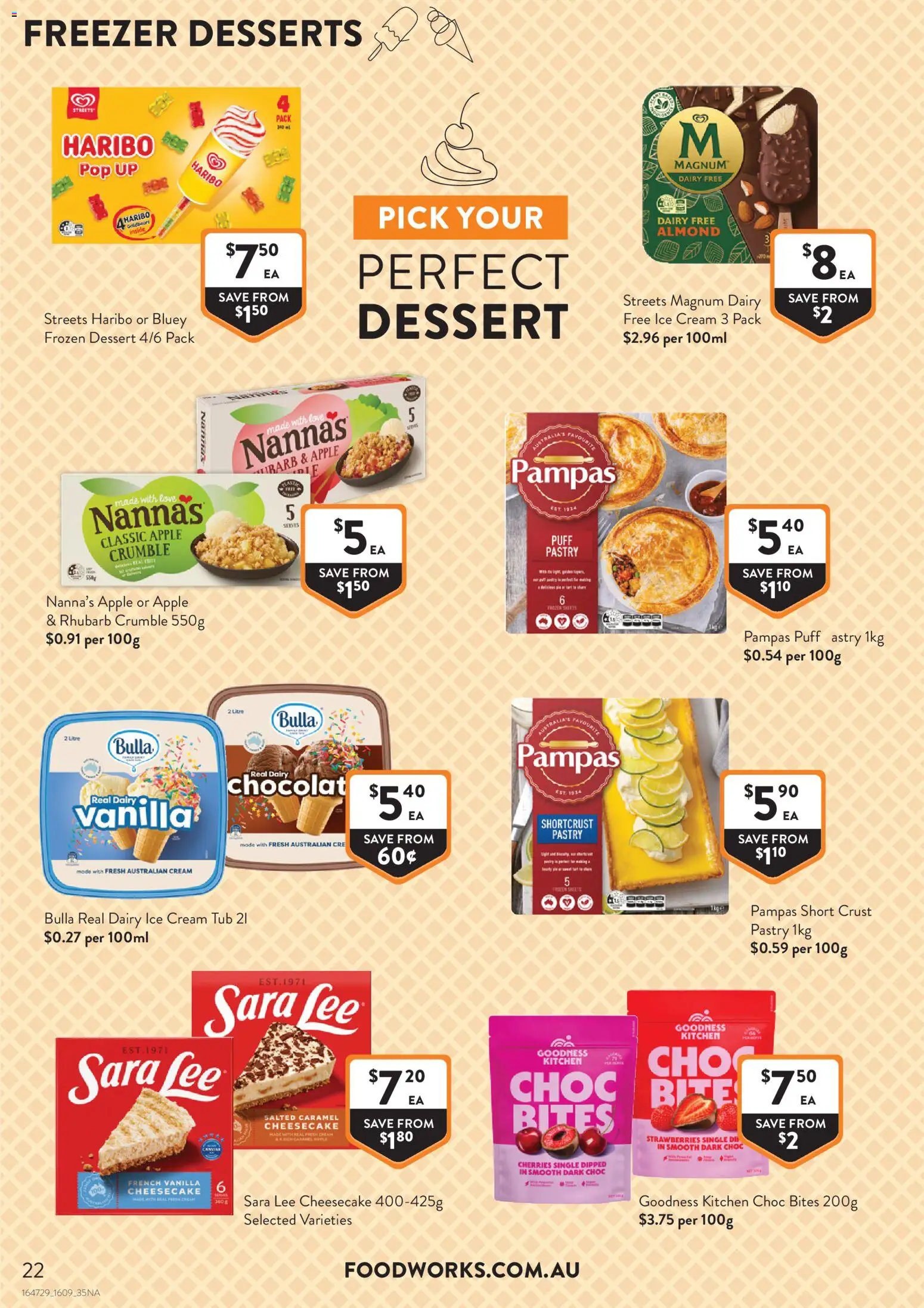 Foodworks catalogue - valid from 16/09/2026 | Page: 22 | Products: Dairy, Strawberries, Desserts, Vanilla