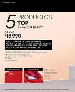Catálogo Ésika Campaña 15 válido desde el 06.09.2026 | Página: 20 | Productos: Delineador, Acolchado, Labial, Pincel