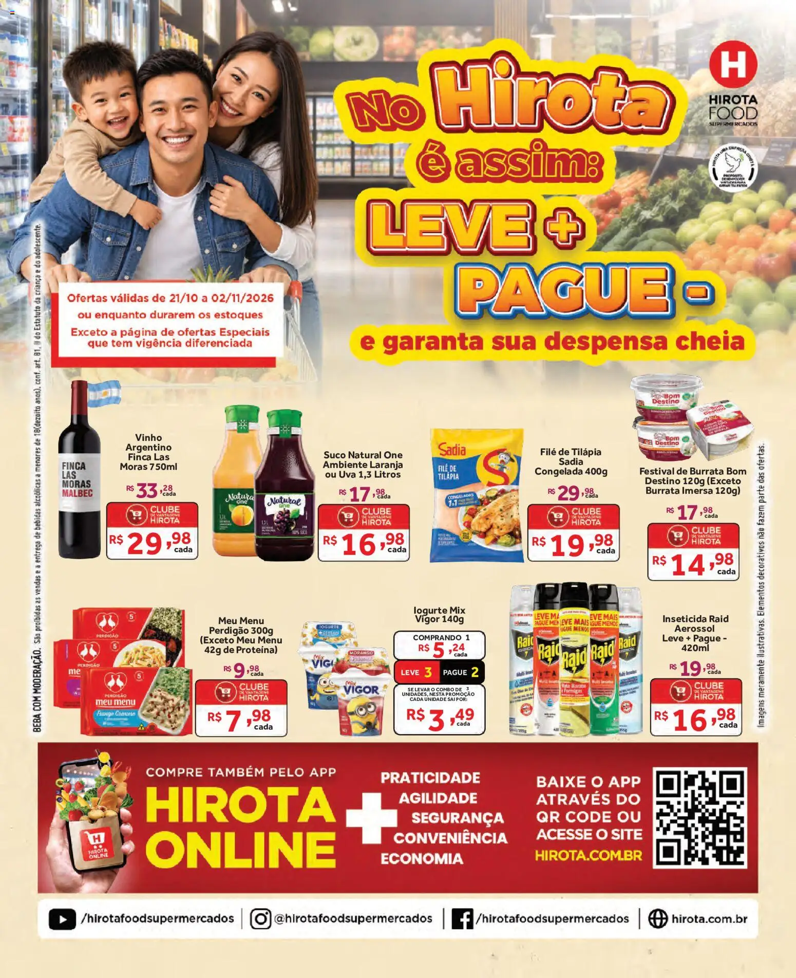 Hirota Food Folheto - válido de 21/10/2026 | Página: 1