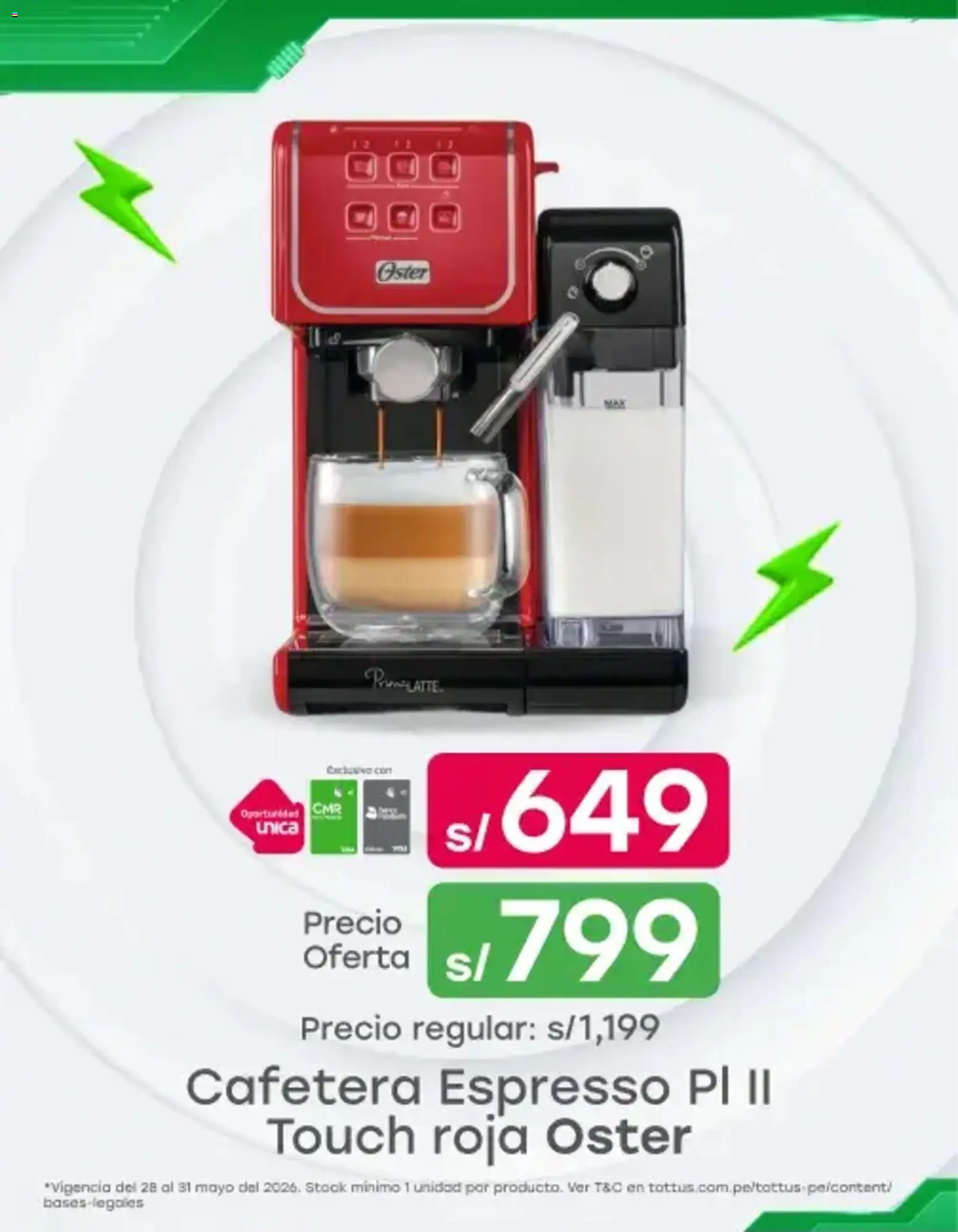 Catálogo Tottus válido desde 28.05.2026 | Página: 1 | Productos: Cafetera