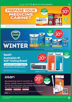 Preview of Terry White catalogue  - valid from 16.04.2026 | Page: 25 | Products: Cabinet, Couch, Honey, VapoRub