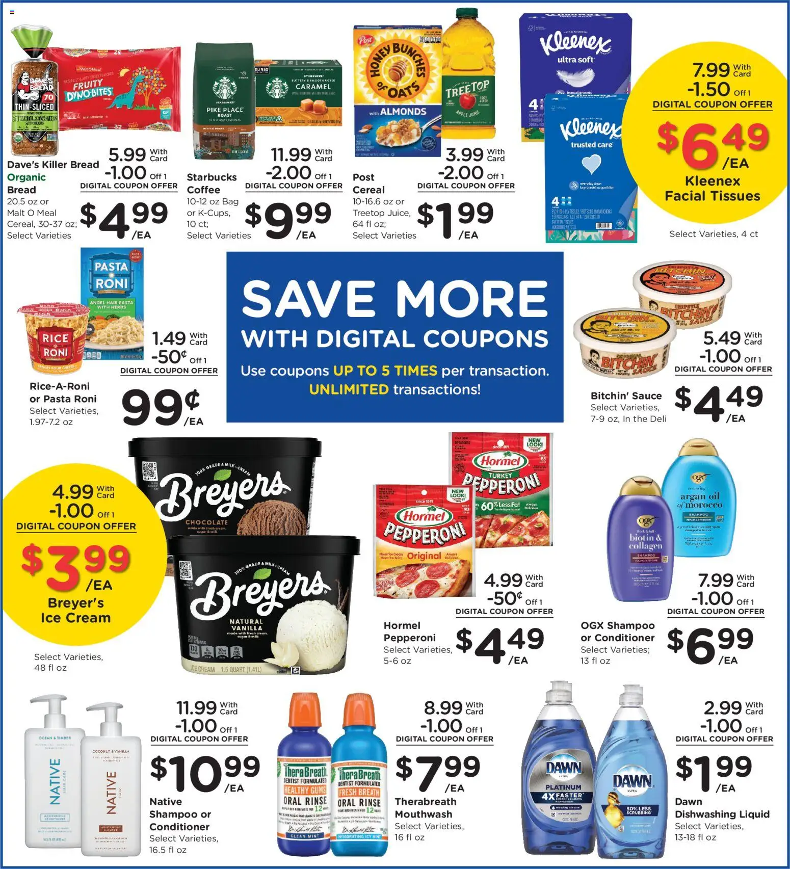 Kroger Weekly Ad - valid from 07/22/2026 | Page: 6 | Products: Biotin, Bread, Chocolate, Sauce