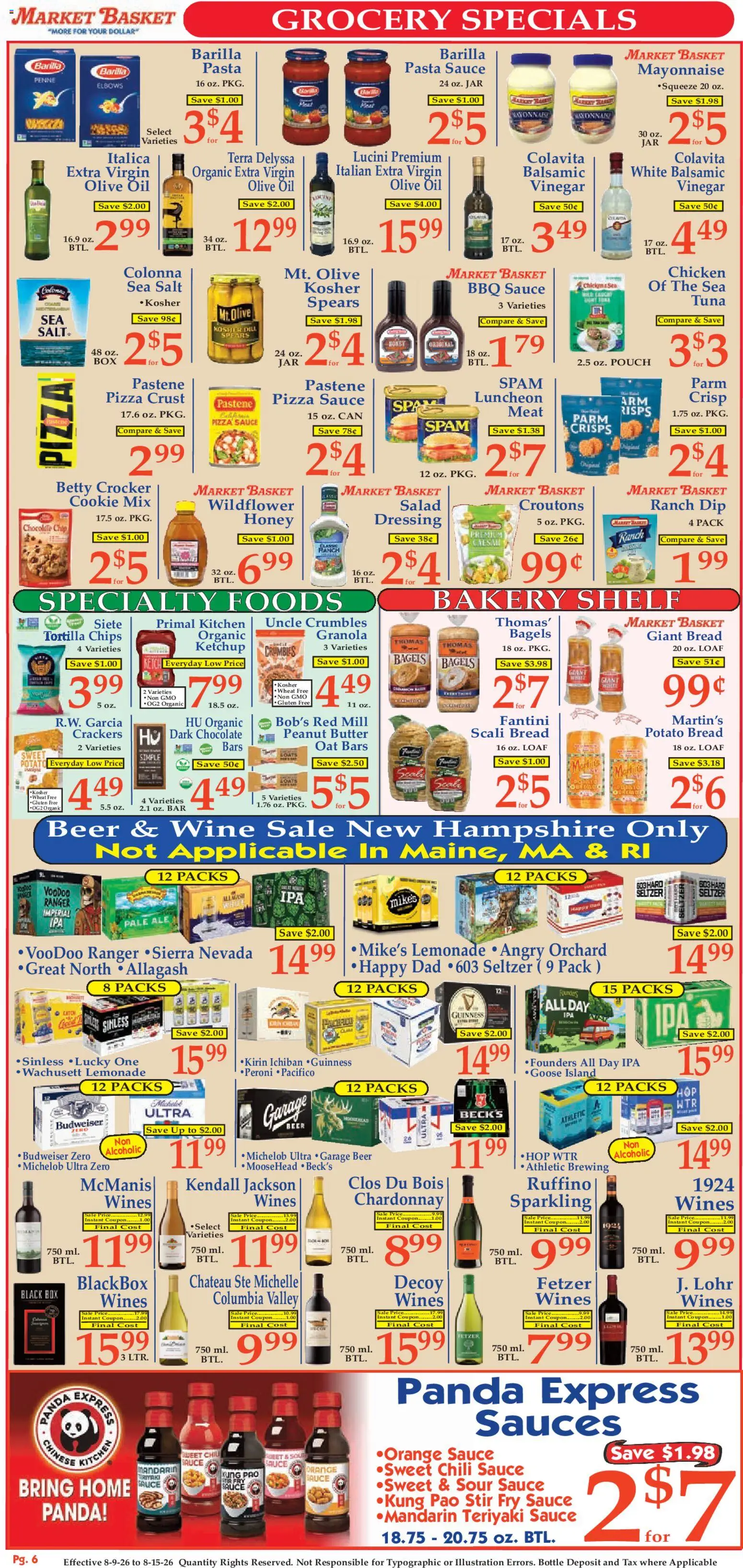 Market Basket Ad - valid from 08/09/2026 | Page: 6