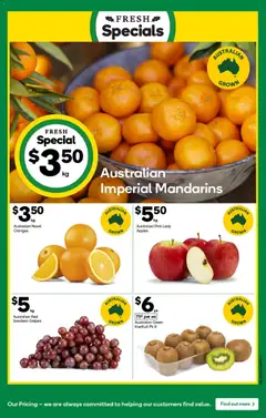 Preview of Woolworths catalogue  - valid from 20.05.2026 | Page: 13 | Products: Apples, Oranges, Mandarins, Grapes